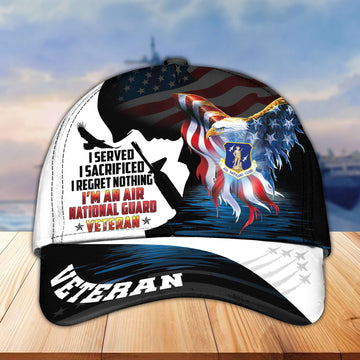 Premium Air National Guard Cap, Gifts for Dad, Gifts for Husband Veteran VPVC003005