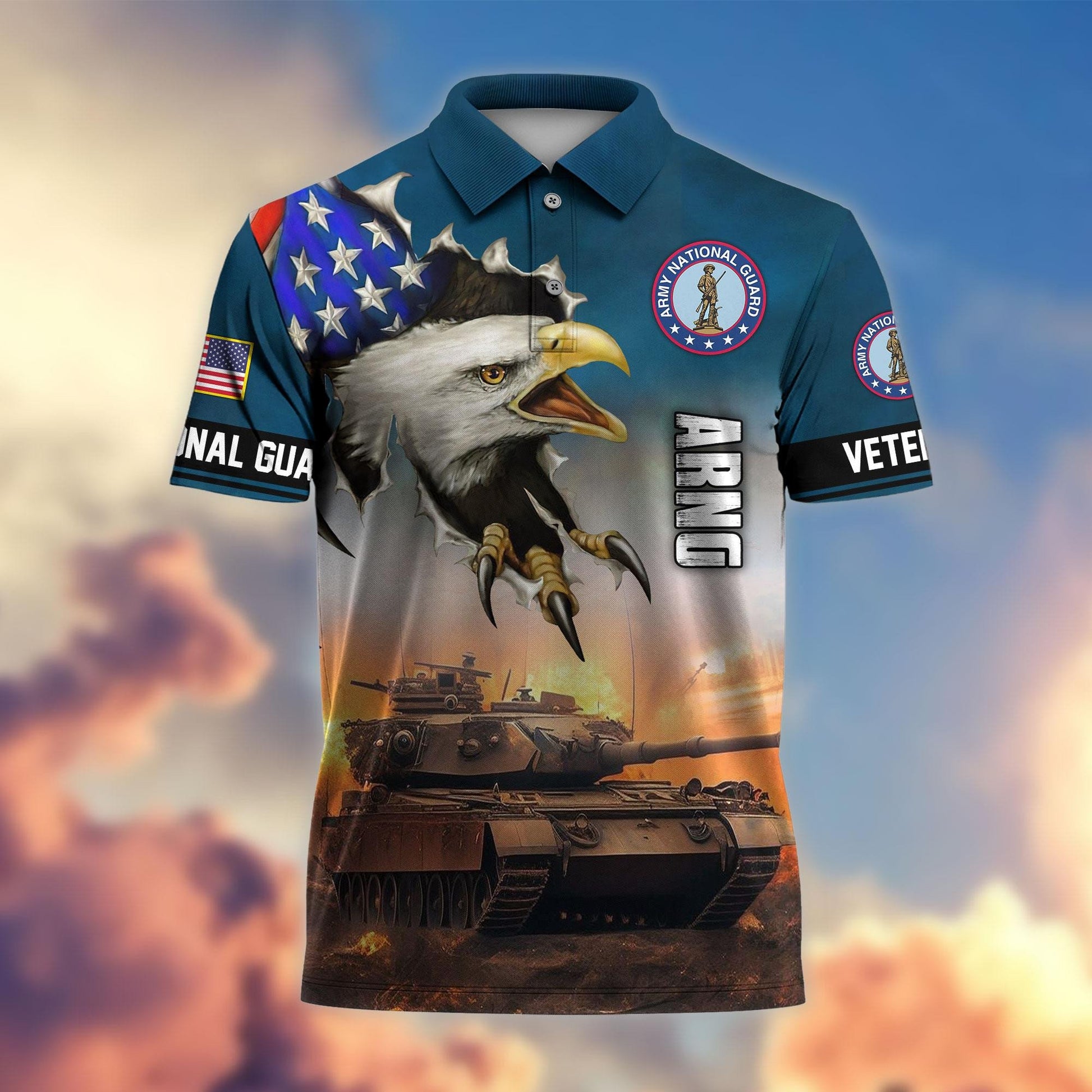 Premium US Veterans Polo Shirt, Gifts For Veterans Day, Gifts For Dad, Gifts For Husband Veteran APHN060811