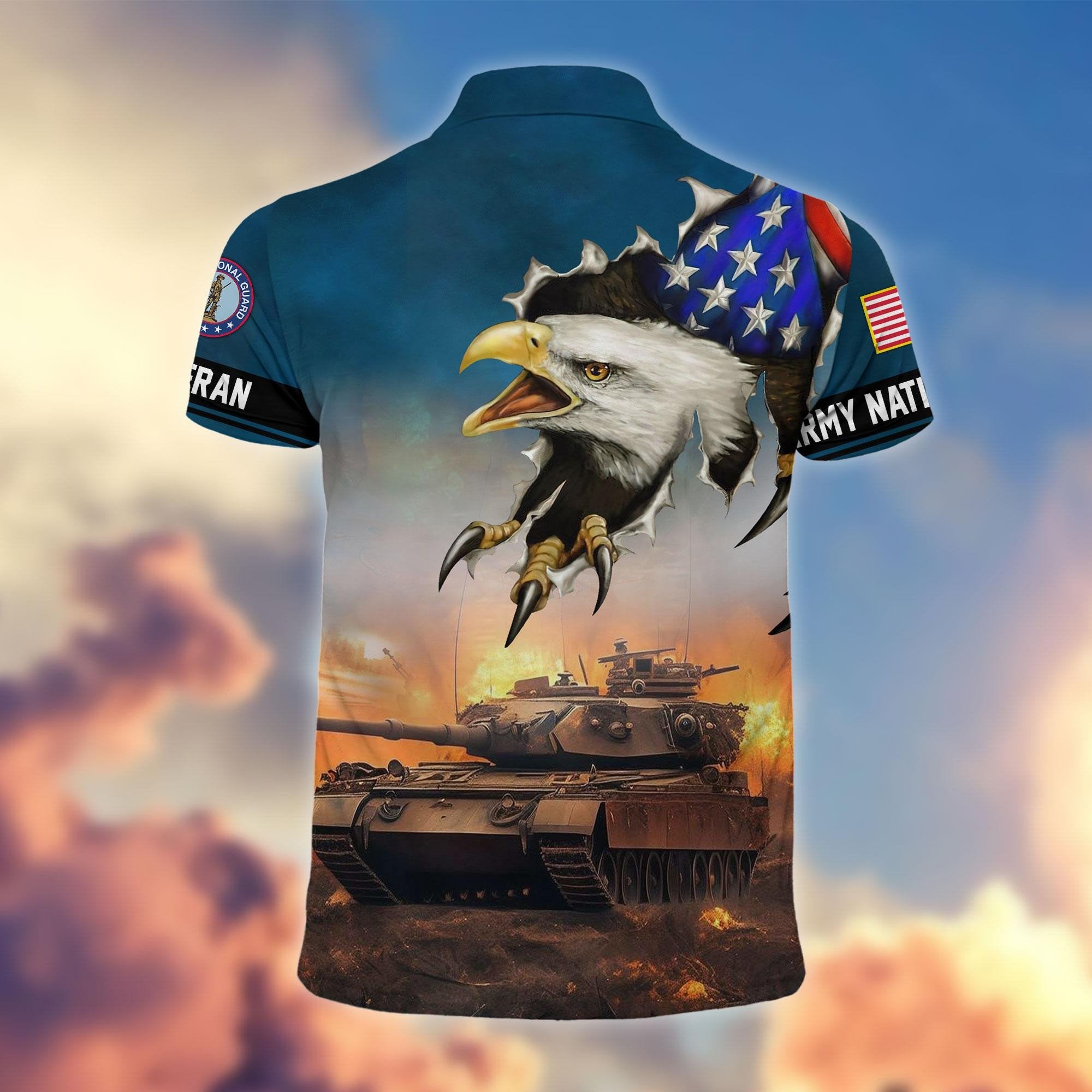 Premium US Veterans Polo Shirt, Gifts For Veterans Day, Gifts For Dad, Gifts For Husband Veteran APHN060811