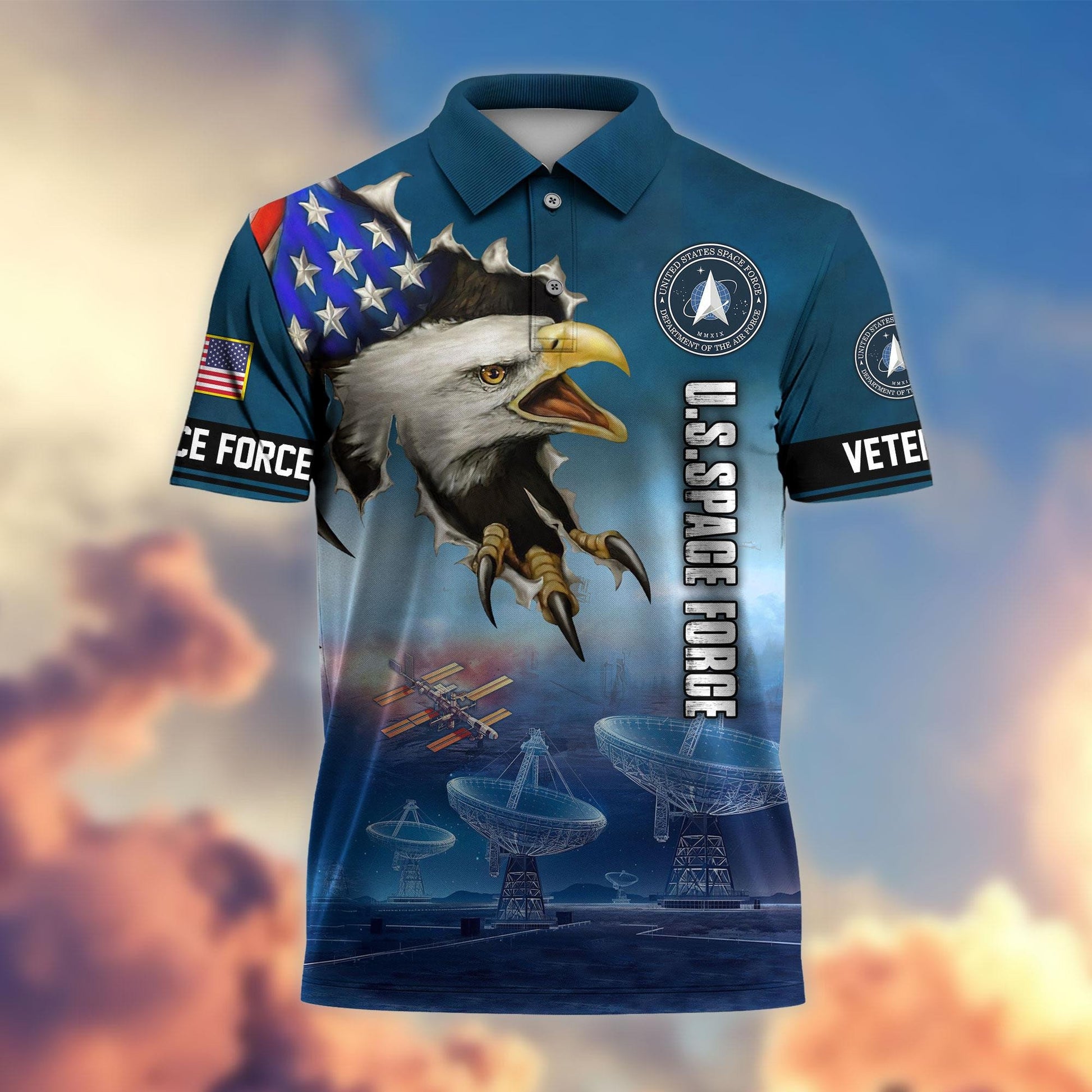 Premium US Veterans Polo Shirt, Gifts For Veterans Day, Gifts For Dad, Gifts For Husband Veteran APHN060811