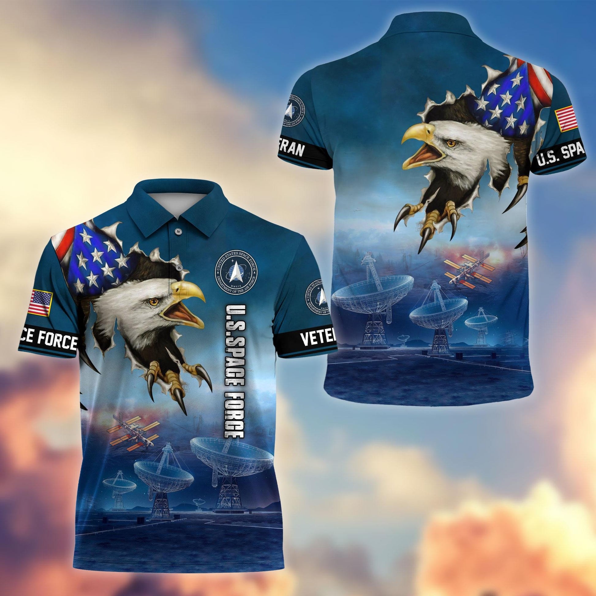 Premium US Veterans Polo Shirt, Gifts For Veterans Day, Gifts For Dad, Gifts For Husband Veteran APHN060811