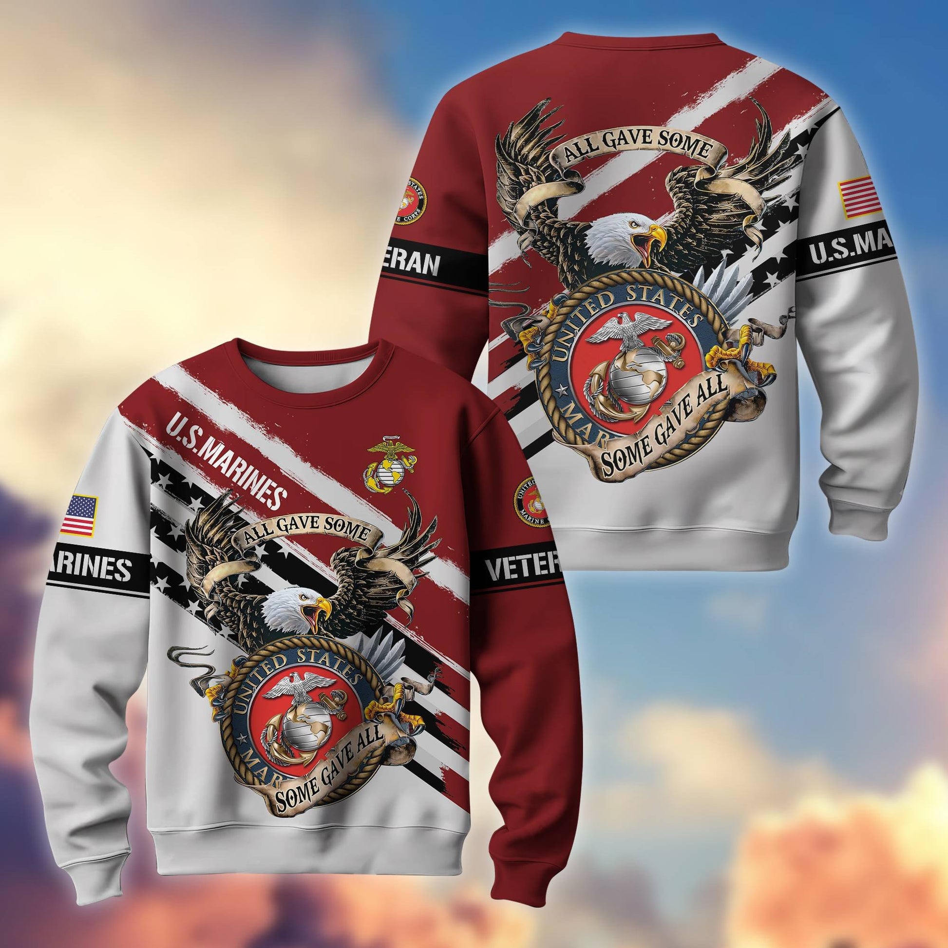 Premium Honoring All Who Served US Veterans Sweatshirt APVC161101