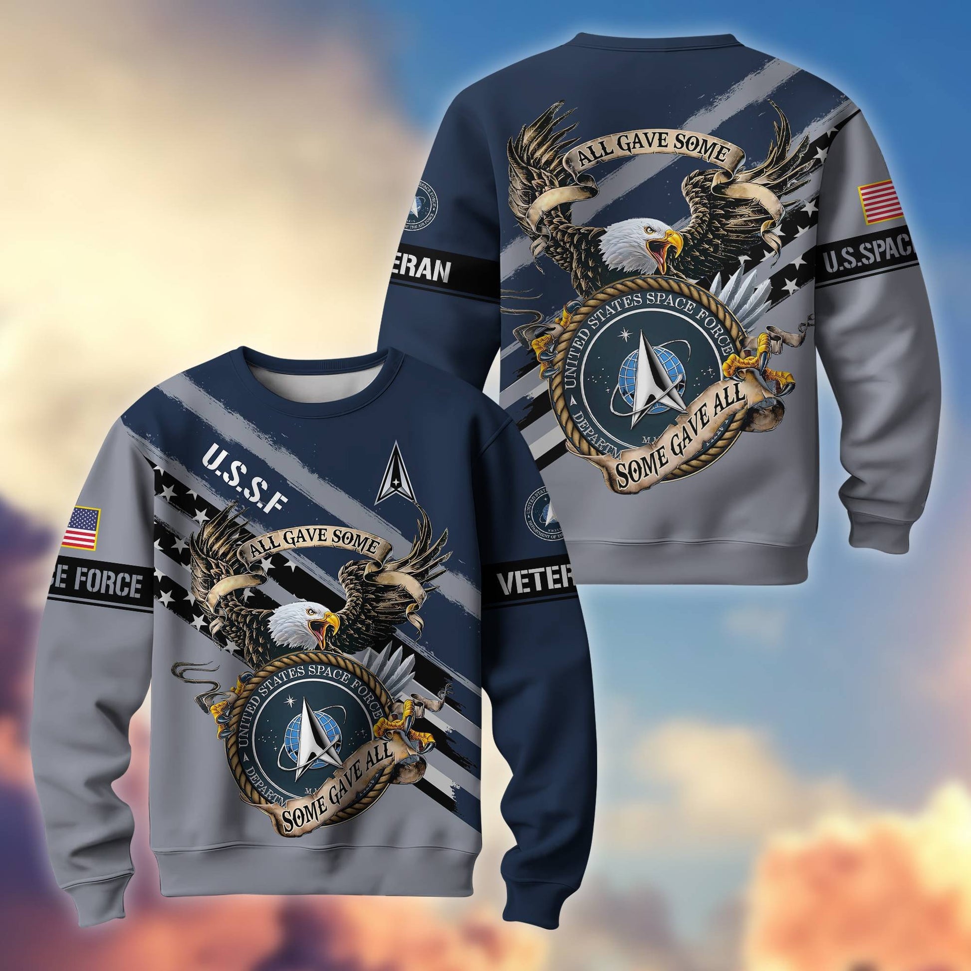 Premium Honoring All Who Served US Veterans Sweatshirt APVC161101
