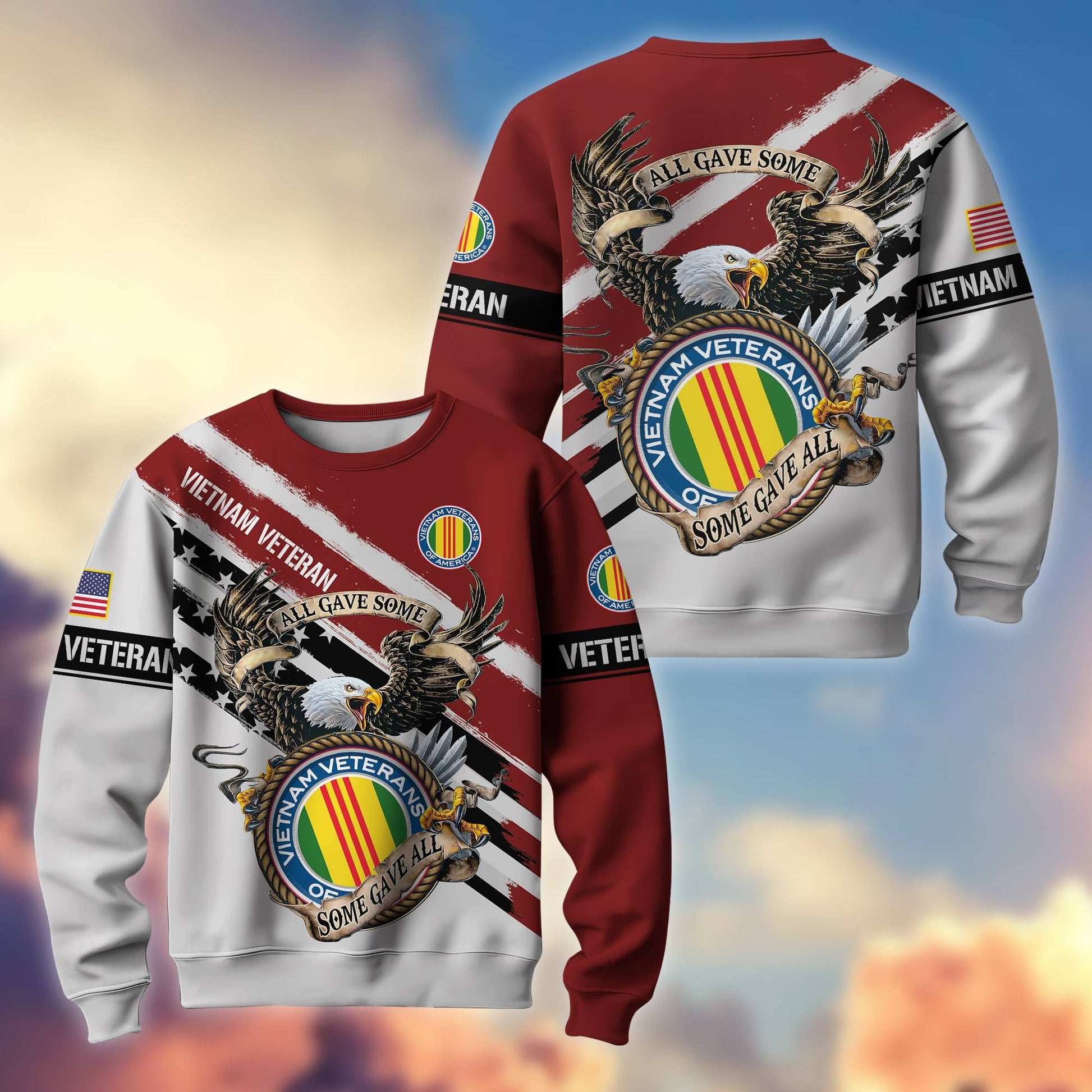 Premium Honoring All Who Served US Veterans Sweatshirt APVC161101