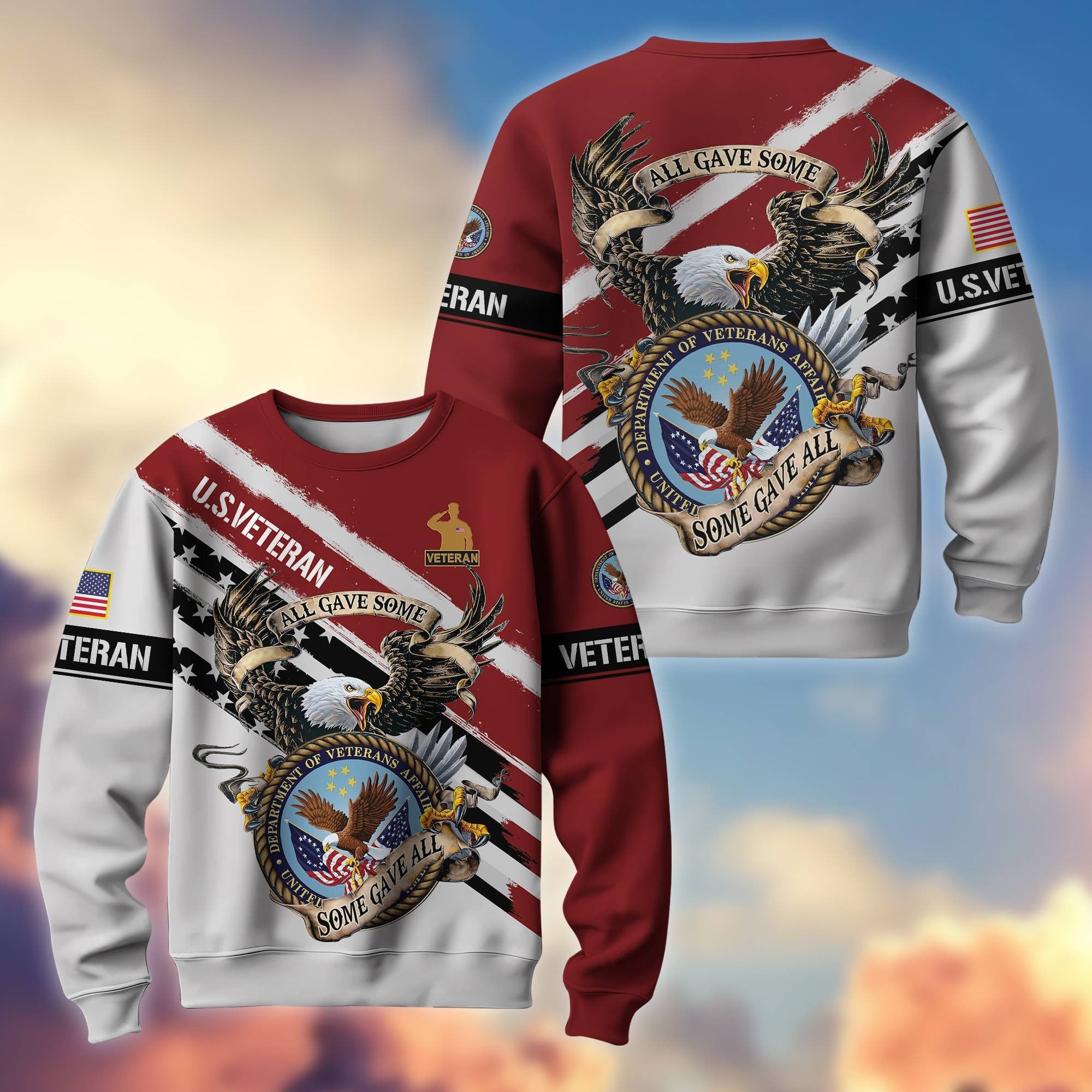 Premium Honoring All Who Served US Veterans Sweatshirt APVC161101