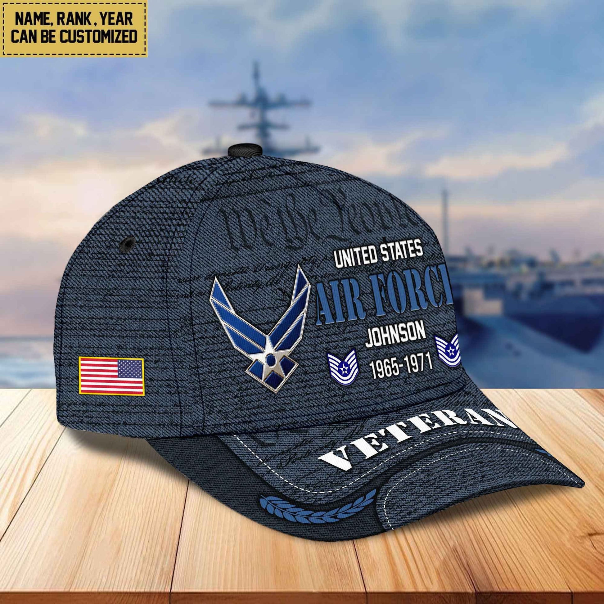 Premium Personalized Proudly Served US Veterans Cap, Gifts For Dad, Gifts For Husband Veteran APHN080811