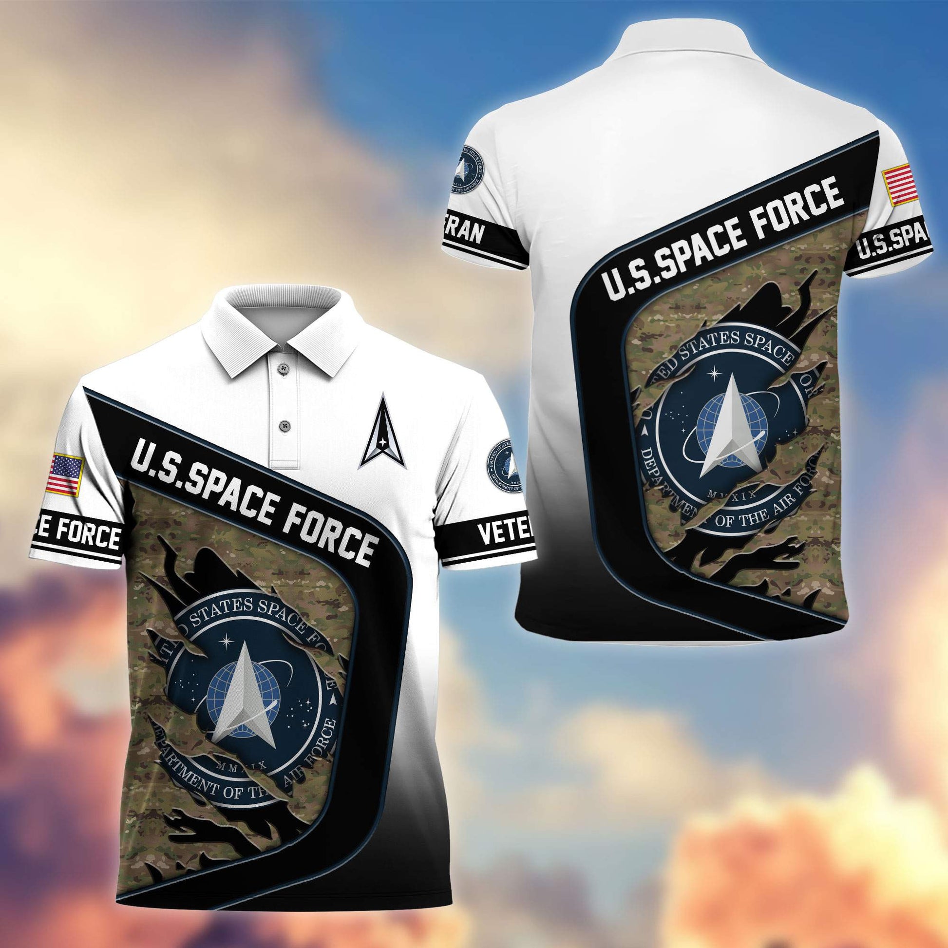 Premium US Veterans Polo Shirt, Gifts For Veterans Day, Gifts For Dad, Gifts For Husband Veteran APHN130811