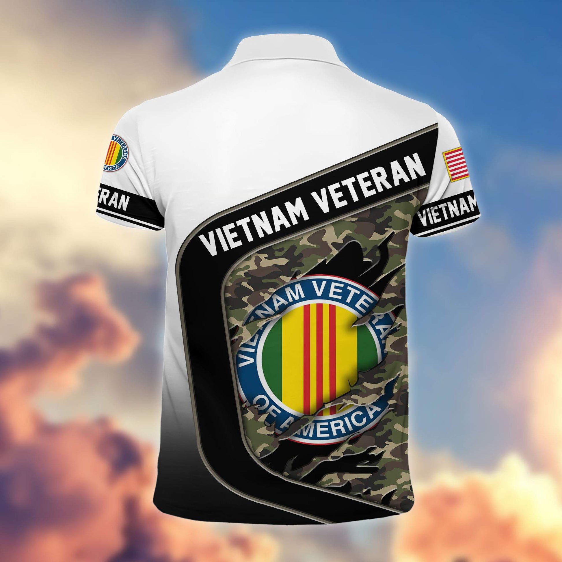 Premium US Veterans Polo Shirt, Gifts For Veterans Day, Gifts For Dad, Gifts For Husband Veteran APHN130811