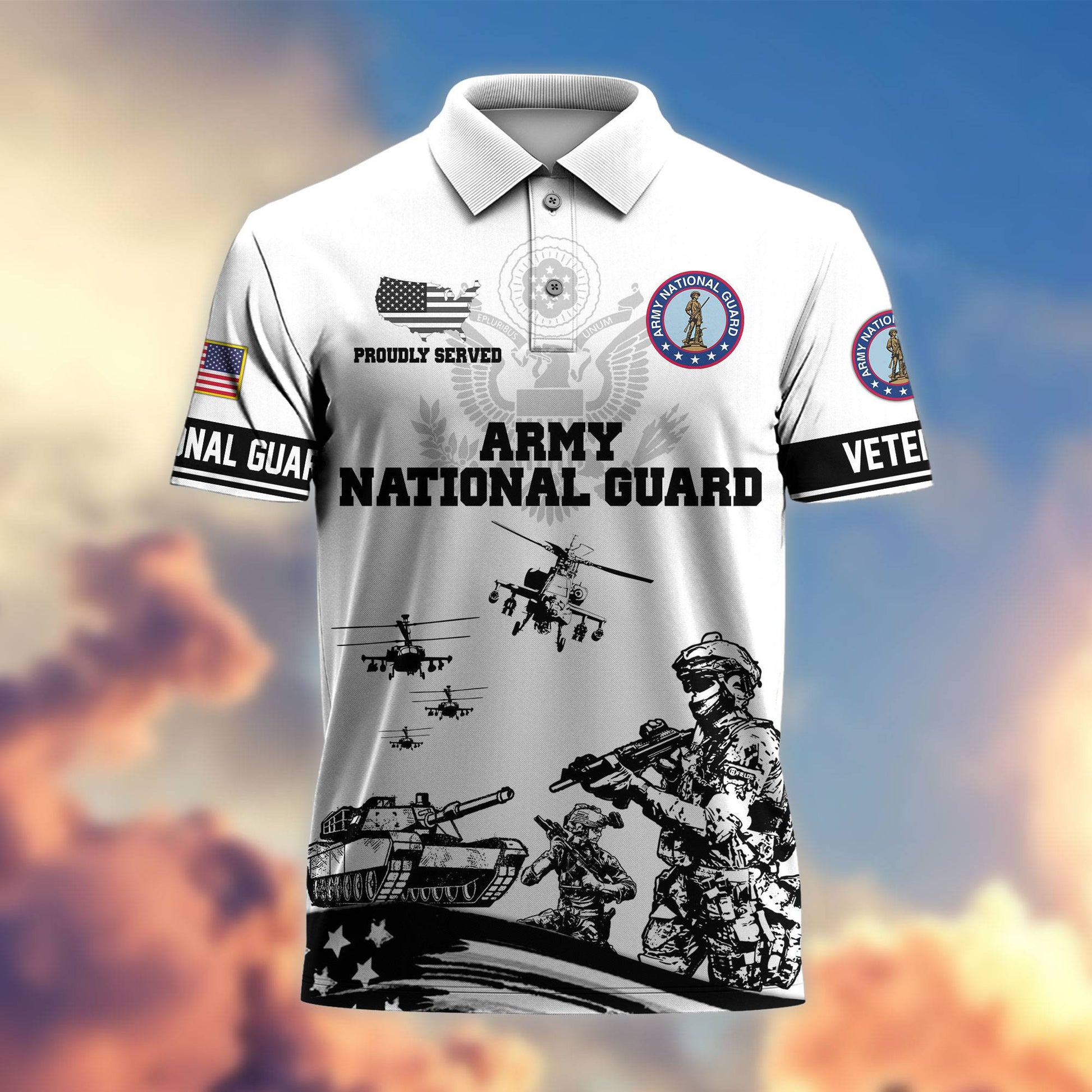 Premium US Veterans Polo Shirt, Gifts For Dad, Gifts For Husband APHN130813