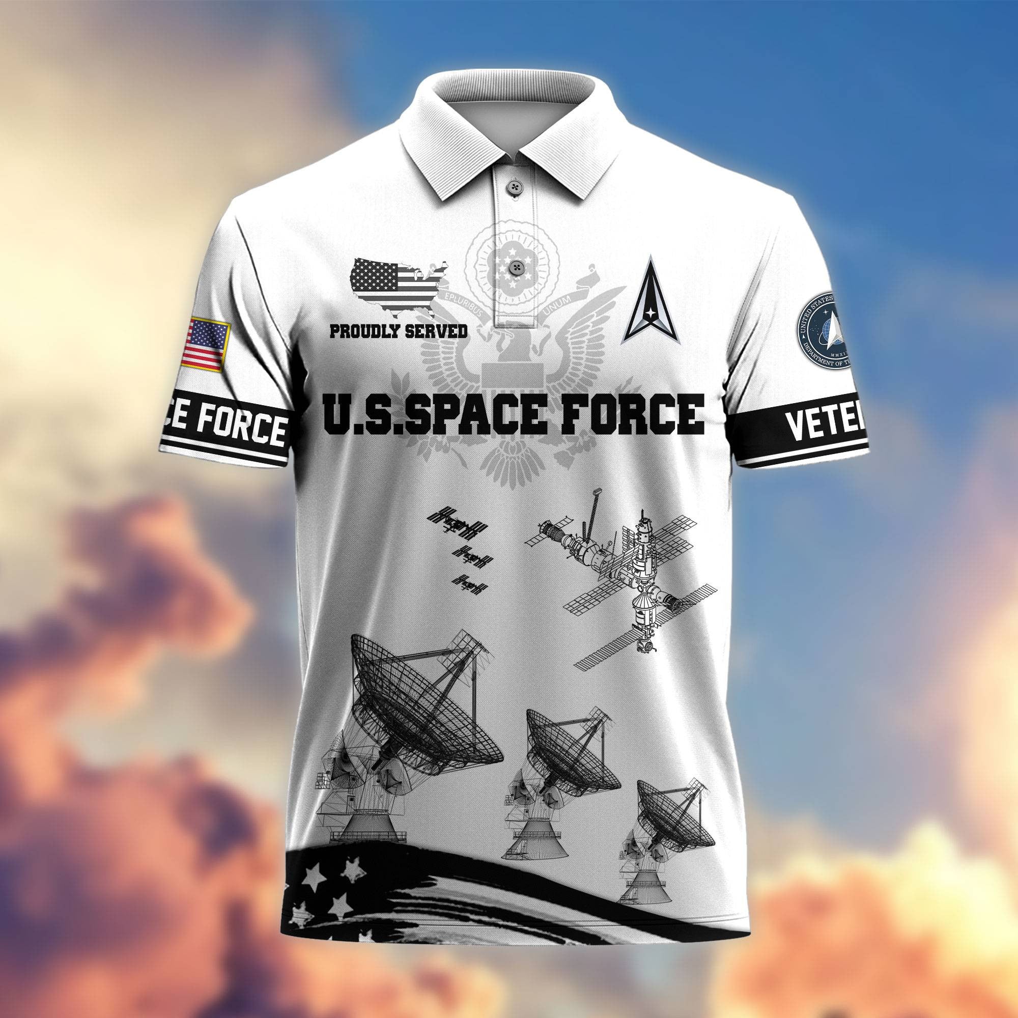 Premium US Veterans Polo Shirt, Gifts For Dad, Gifts For Husband APHN130813
