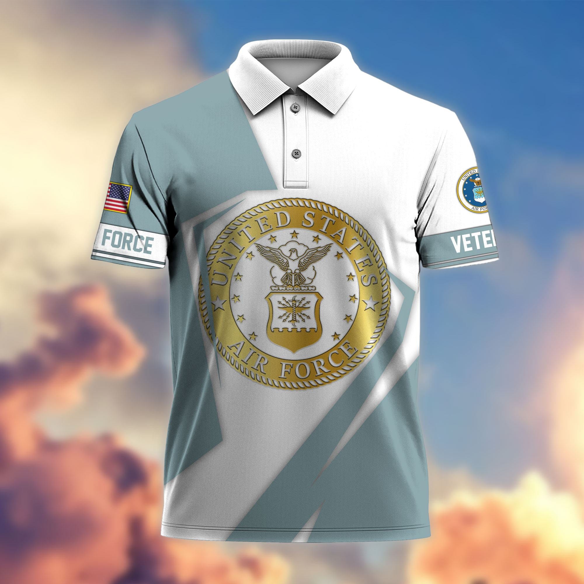 Premium US Veterans Polo Shirt, Gifts For Veterans Day APHN140812