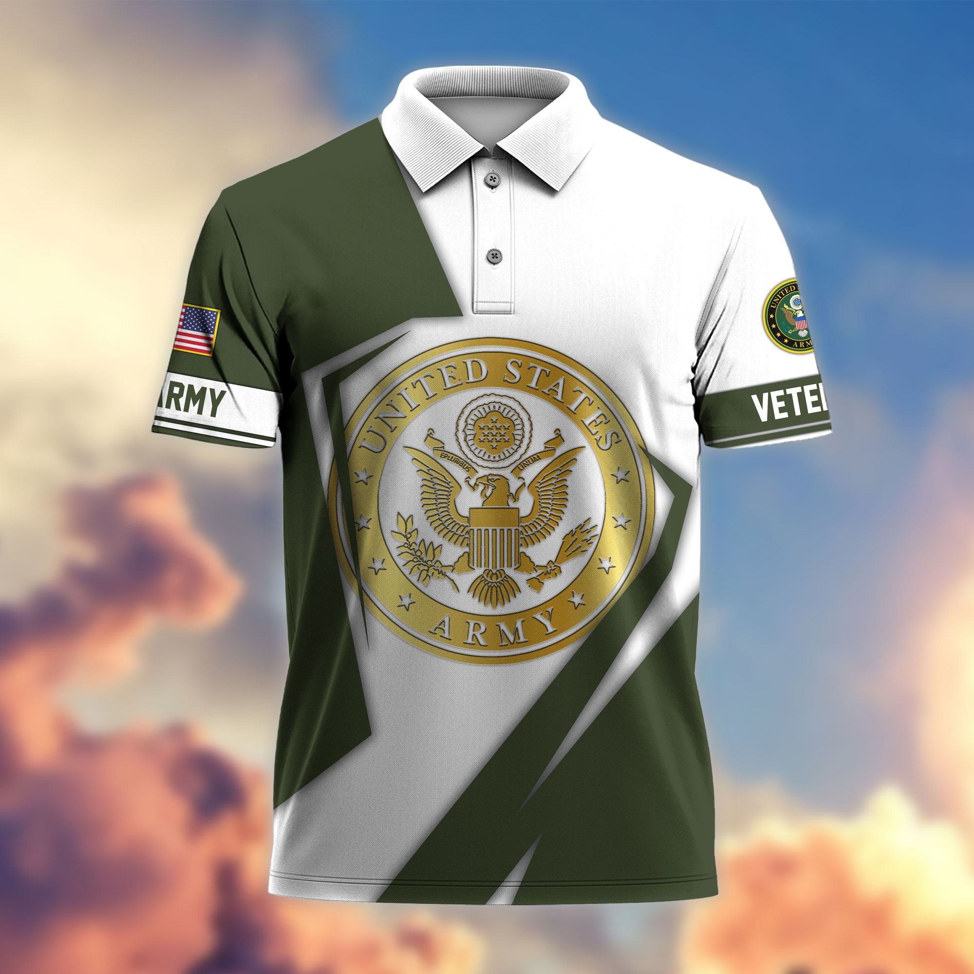 Premium US Veterans Polo Shirt, Gifts For Veterans Day APHN140812