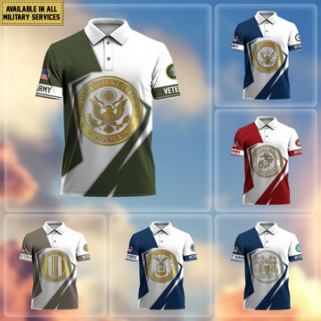 Premium US Veterans Polo Shirt, Gifts For Veterans Day APHN140812