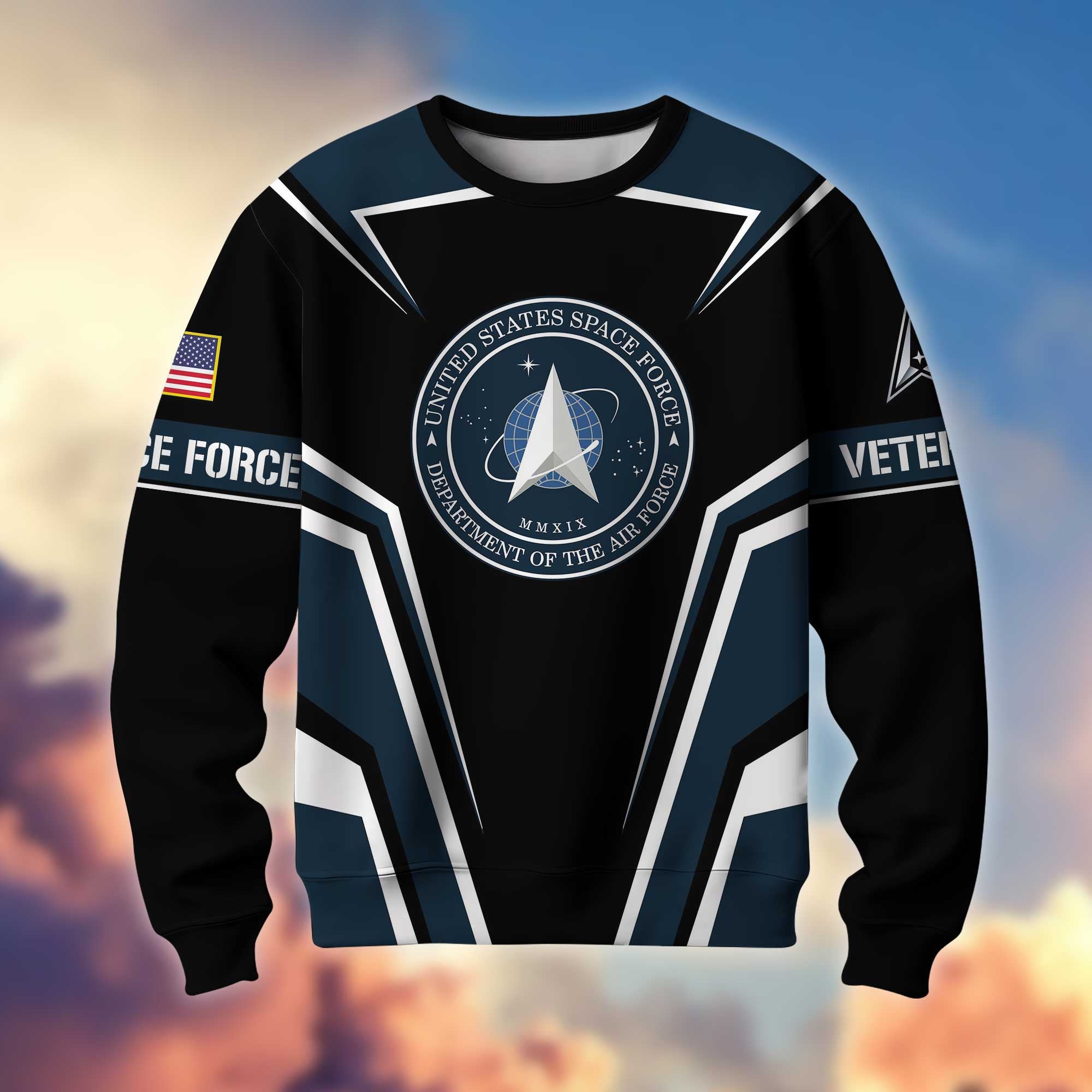 Premium American Pride US Veterans Sweatshirt, Gifts For Veterans Day, Gifts For Dad, Gifts For Husband APHN200811