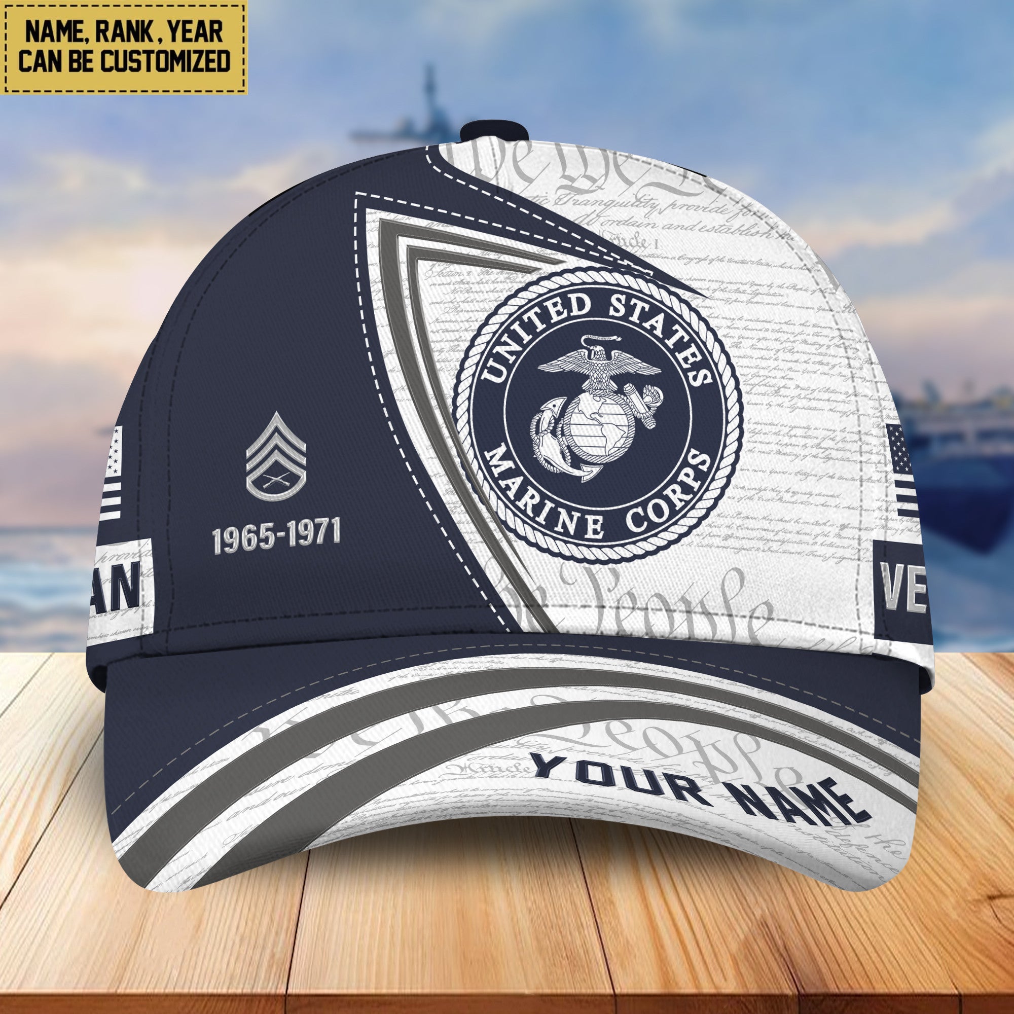 Premium US Veterans Cap BPVC310801, Gifts For US Veterans, Gifts For Veterans Day