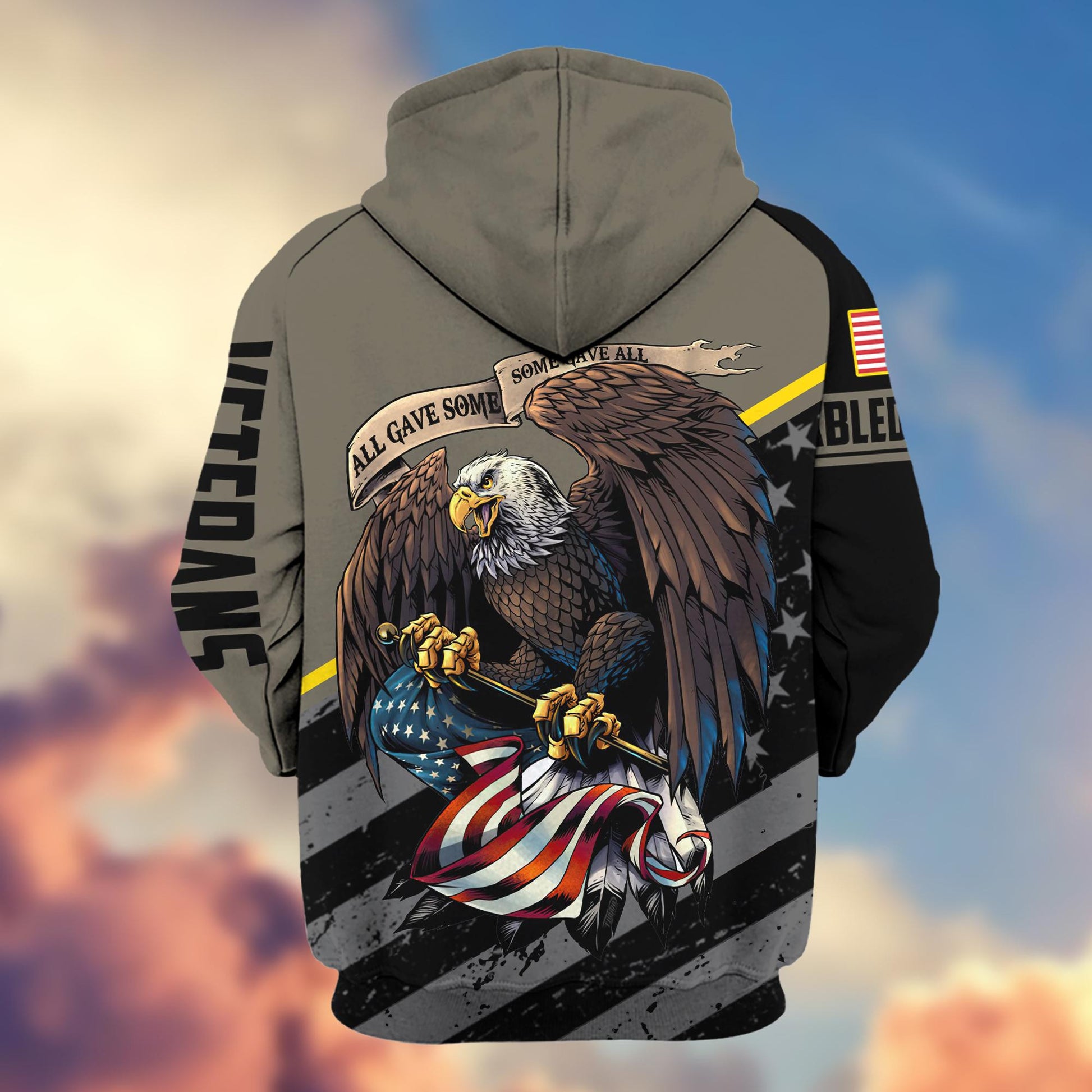 Premium Disabled American Veterans Zip Hoodie VPVC603702, Gifts For US Veterans