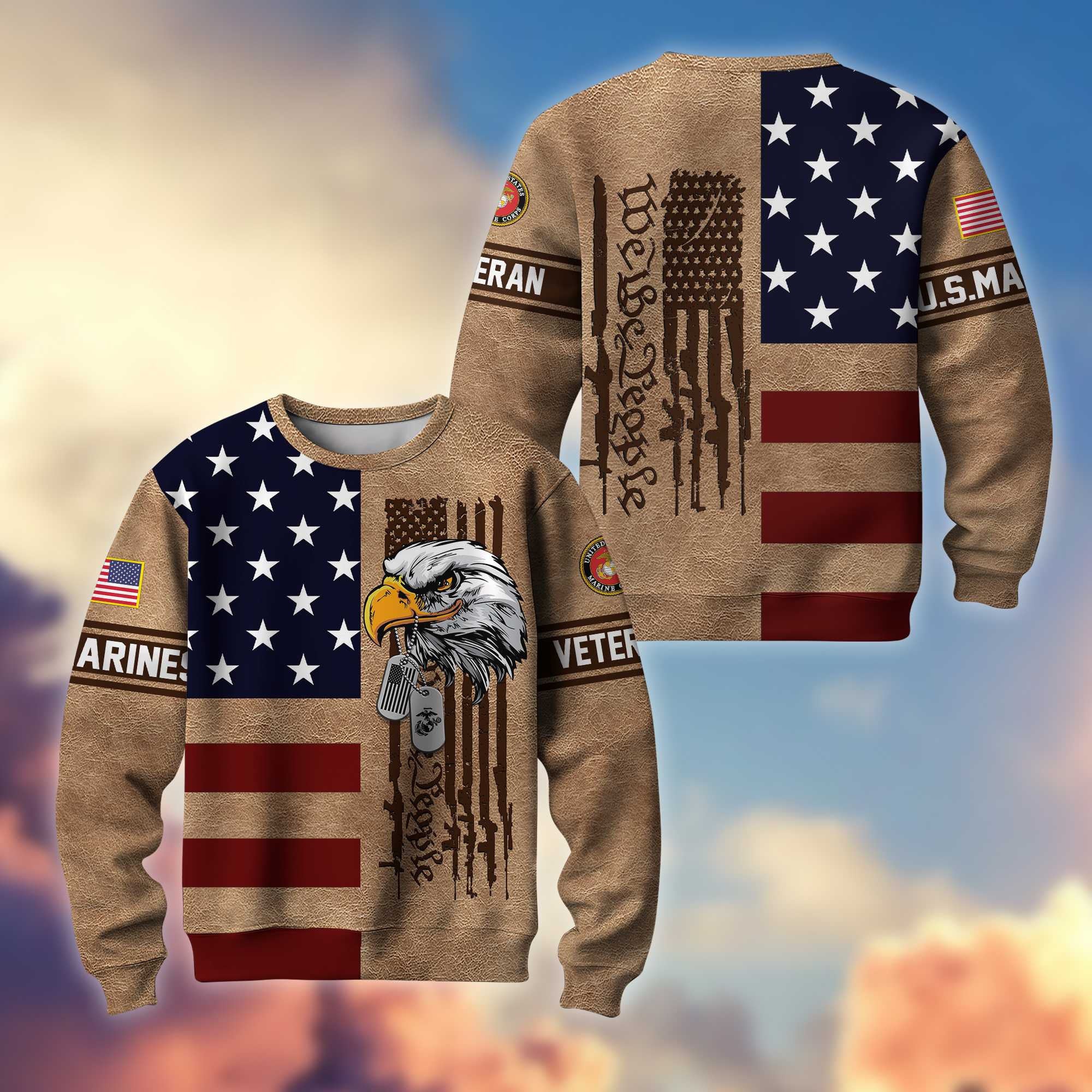 Premium US Veterans Sweatshirt BPVC040902, Gifts For US Veterans, Gifts For Veterans Day