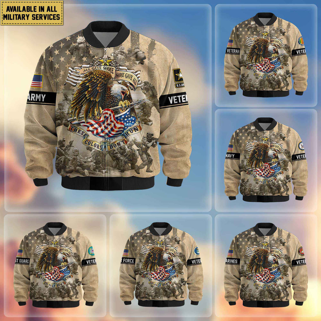 Premium US Veterans Bomber Jacket APHN090912, Gifts For US Veterans, Gifts For Veterans Day
