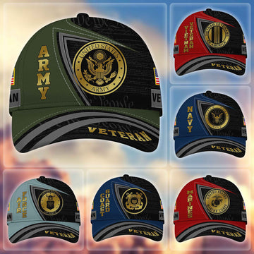 Premium US Veterans Cap BPVC100902, Gifts For Dad, Gifts For Husband, Gifts For Veterans Day