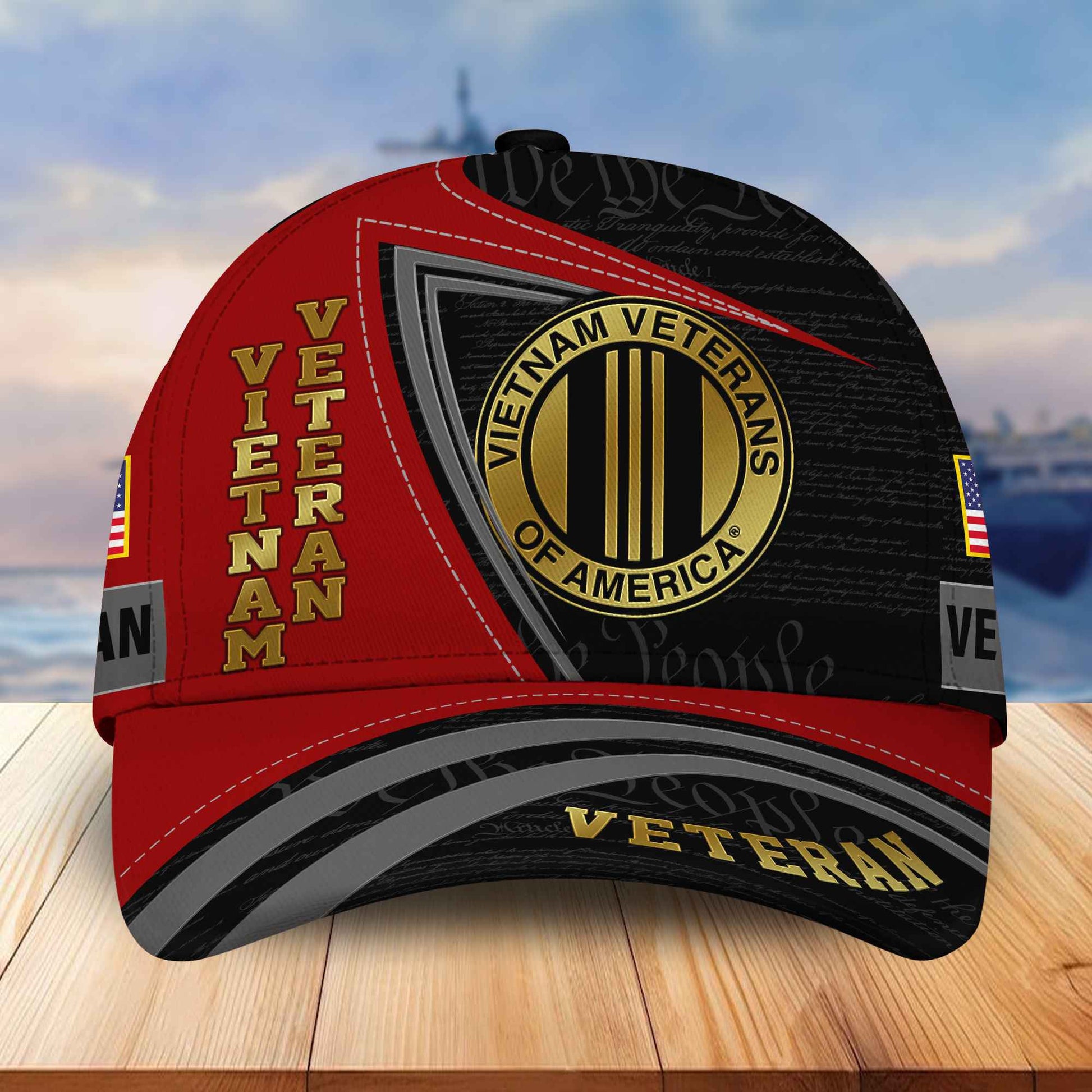 Premium US Veterans Cap BPVC100902, Gifts For Dad, Gifts For Husband, Gifts For Veterans Day