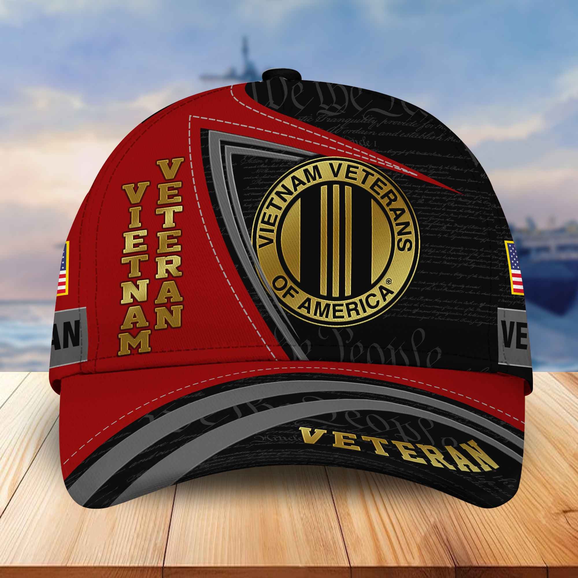 Premium US Veterans Cap BPVC100902, Gifts For Dad, Gifts For Husband, Gifts For Veterans Day