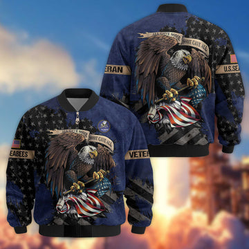 Premium US Seabees Veteran Bomber Jacket VPVC801409, Gifts For Seabees Veteran