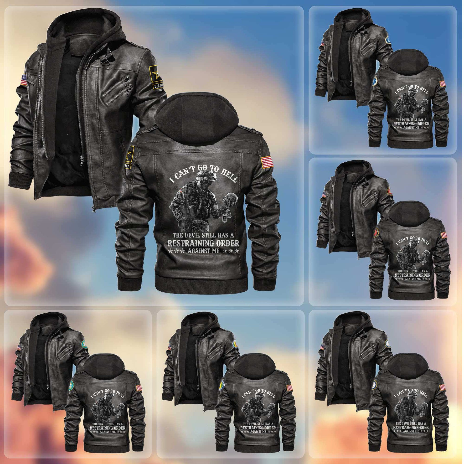 Premium US Veterans Leather Jacket APHN230913, Gifts For US Veterans, Gifts For Veterans Day