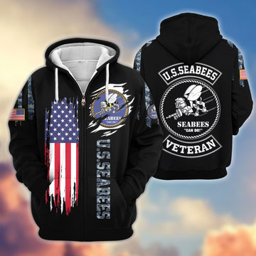 Premium US Seabees Zip Hoodie VPVC604009, Gifts For Seabees Veteran