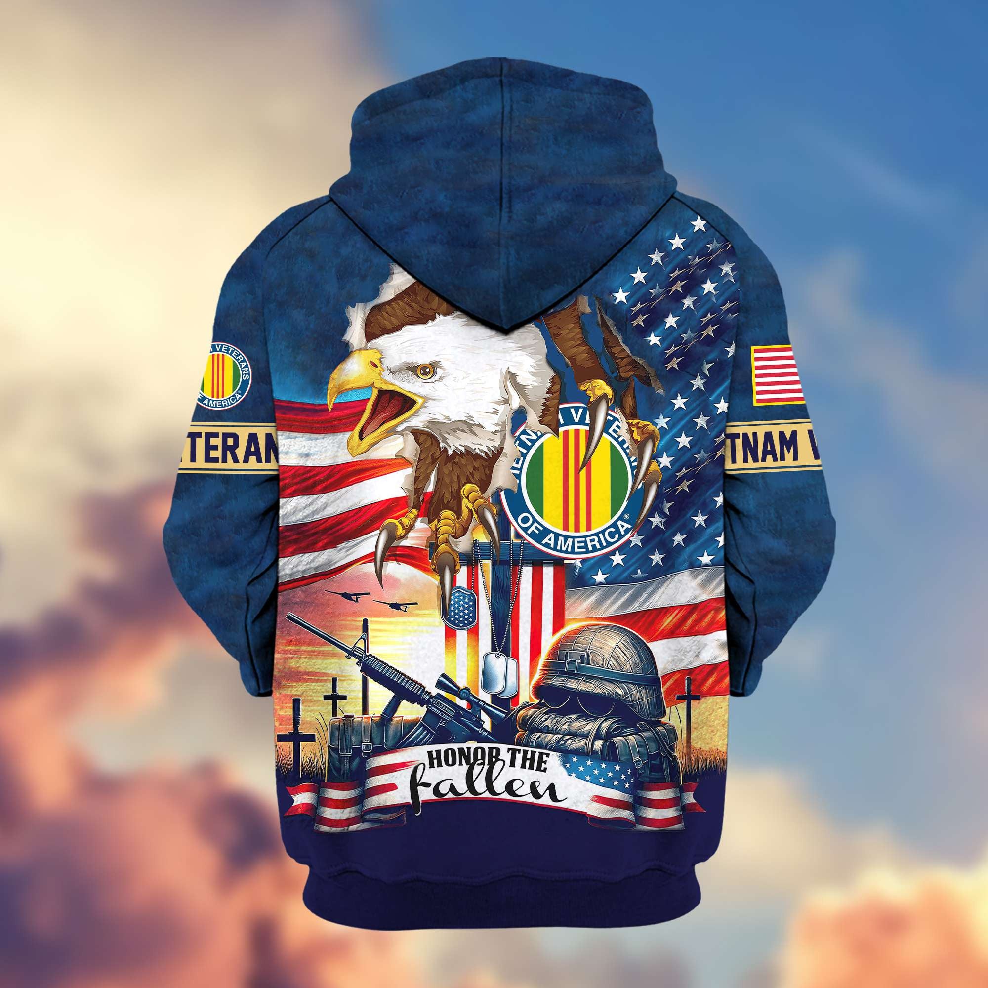 Premium Vietnam Veteran Zip Hoodie VPVC604406, Gifts For Vietnam Veteran