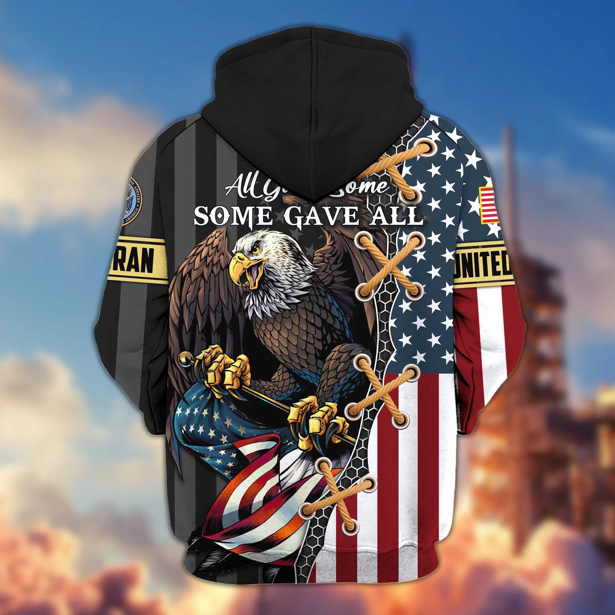 Premium US Veteran Zip Hoodie VPVC604707, Gifts For US Veteran