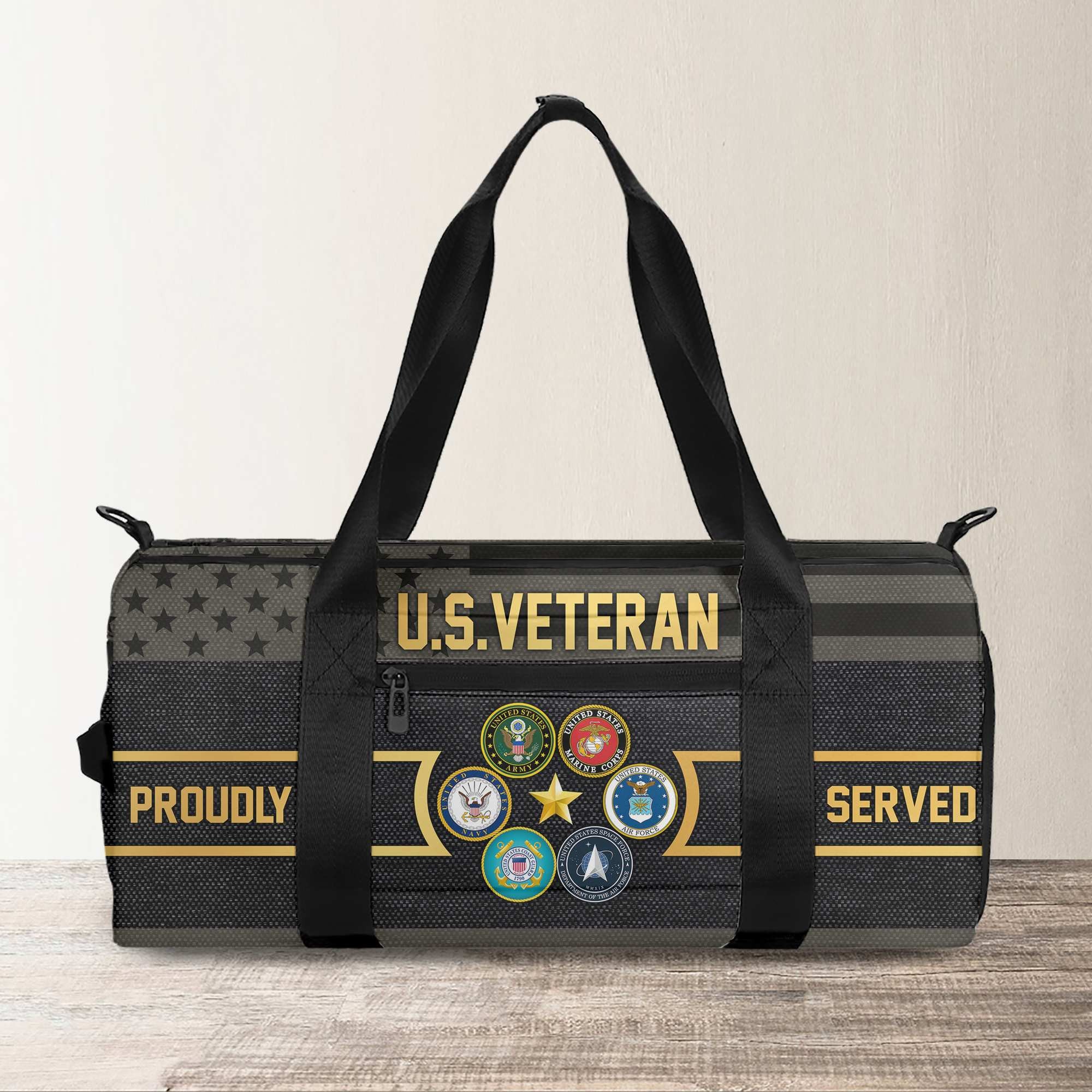 Premium US Veterans Travel Bag, Gifts For Veterans Day BPVC101011