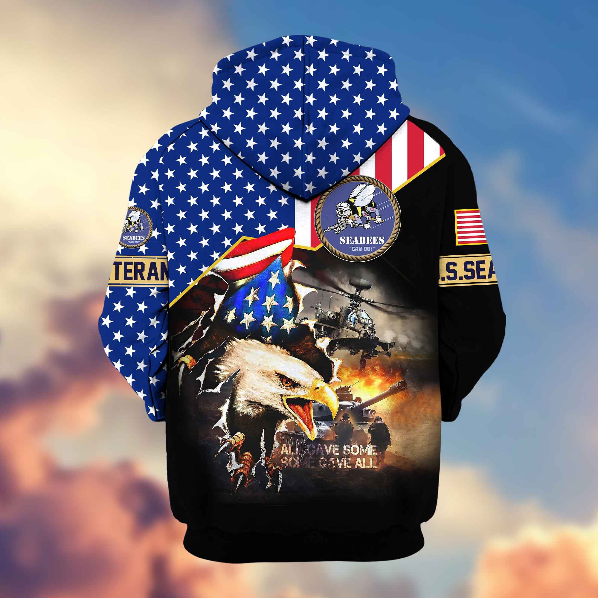 Premium US Seabees Zip Hoodie VPVC604609, Gifts For Seabees Veteran