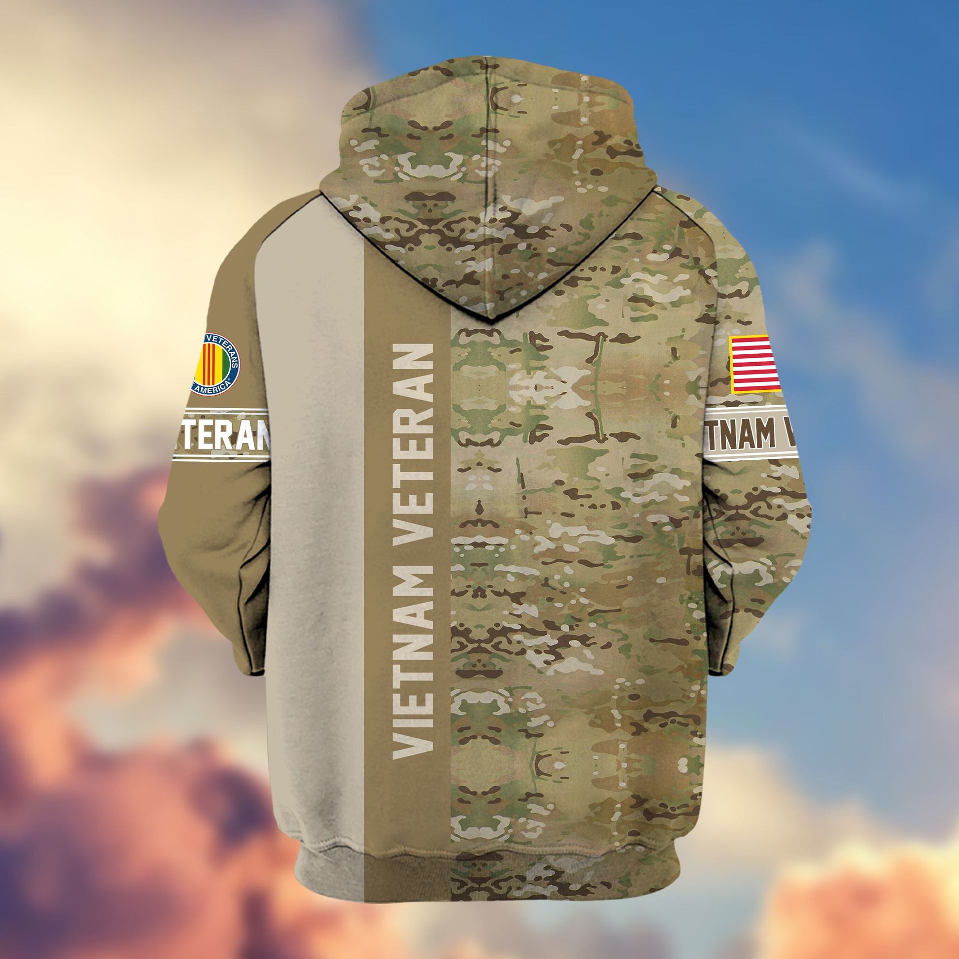 Premium Vietnam Veteran Zip Hoodie VPVC605306, Gifts For Vietnam Veteran