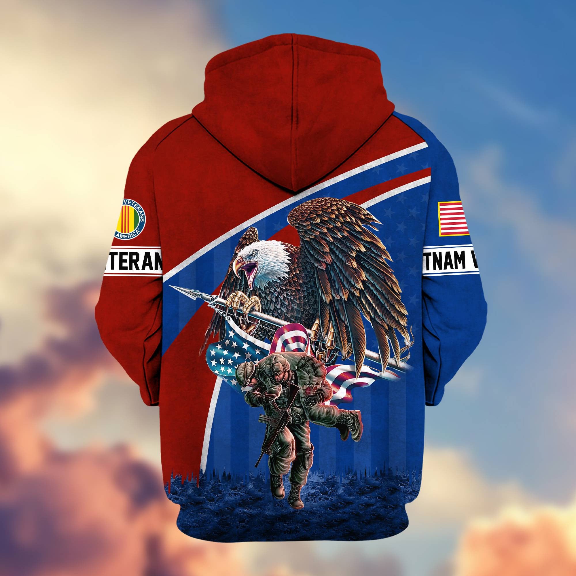 Premium Vietnam Veteran Zip Hoodie VPVC605206, Gifts For Vietnam Veteran