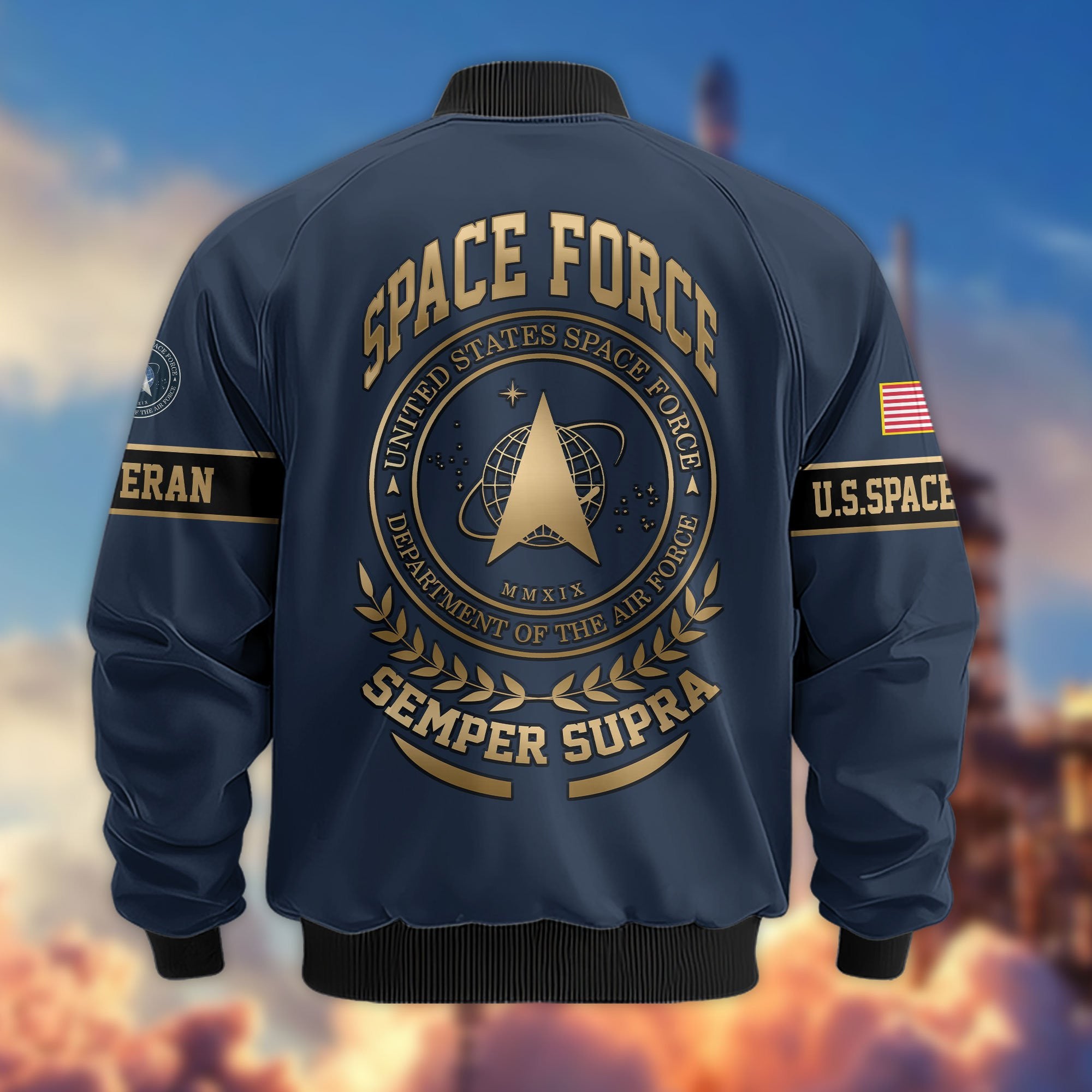 Premium Proudly Served US Veterans Bomber Jacket APHN111011, Gifts For US Veterans, Gifts For Veterans Day