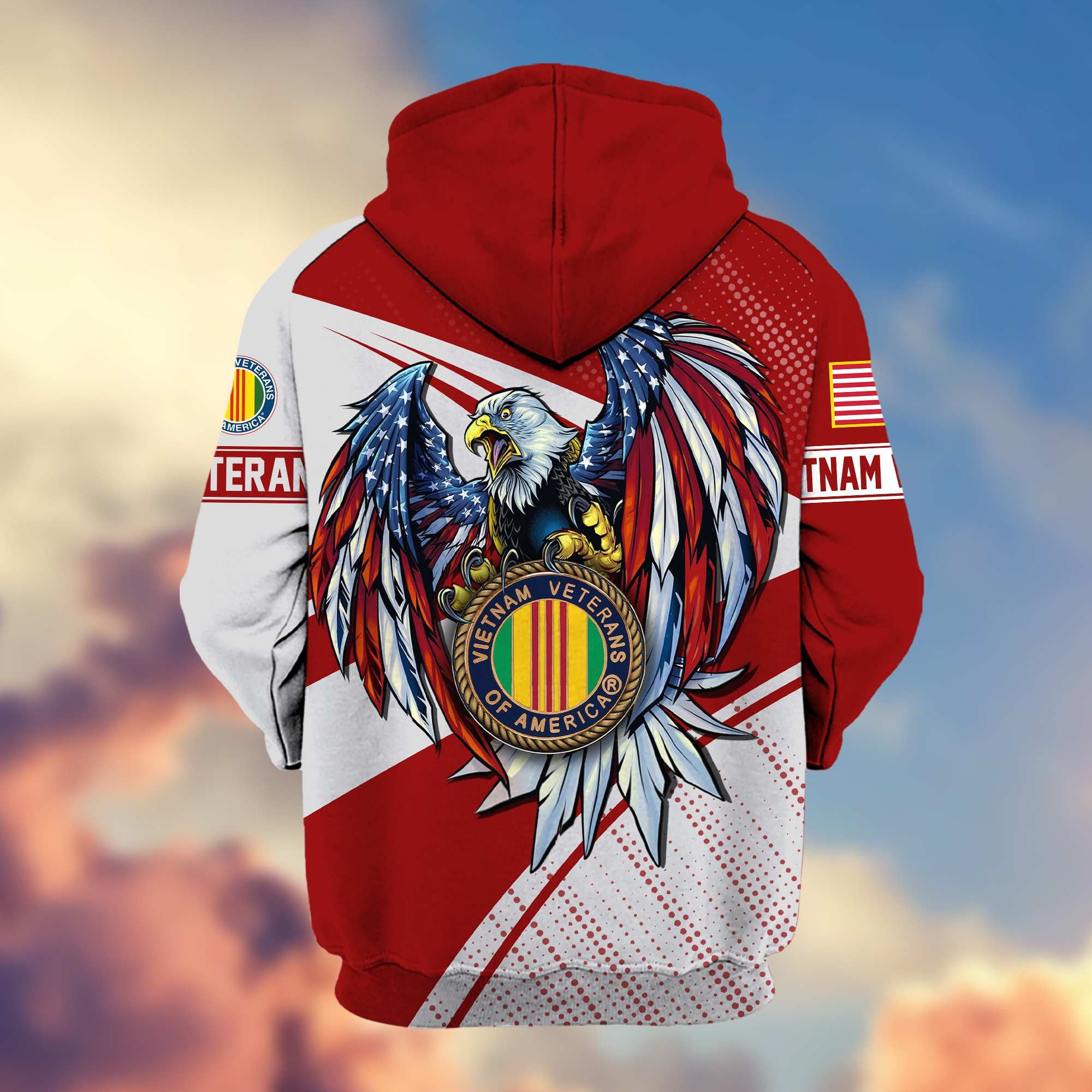 Premium Vietnam Veteran Zip Hoodie VPVC605606, Gifts For Vietnam Veteran