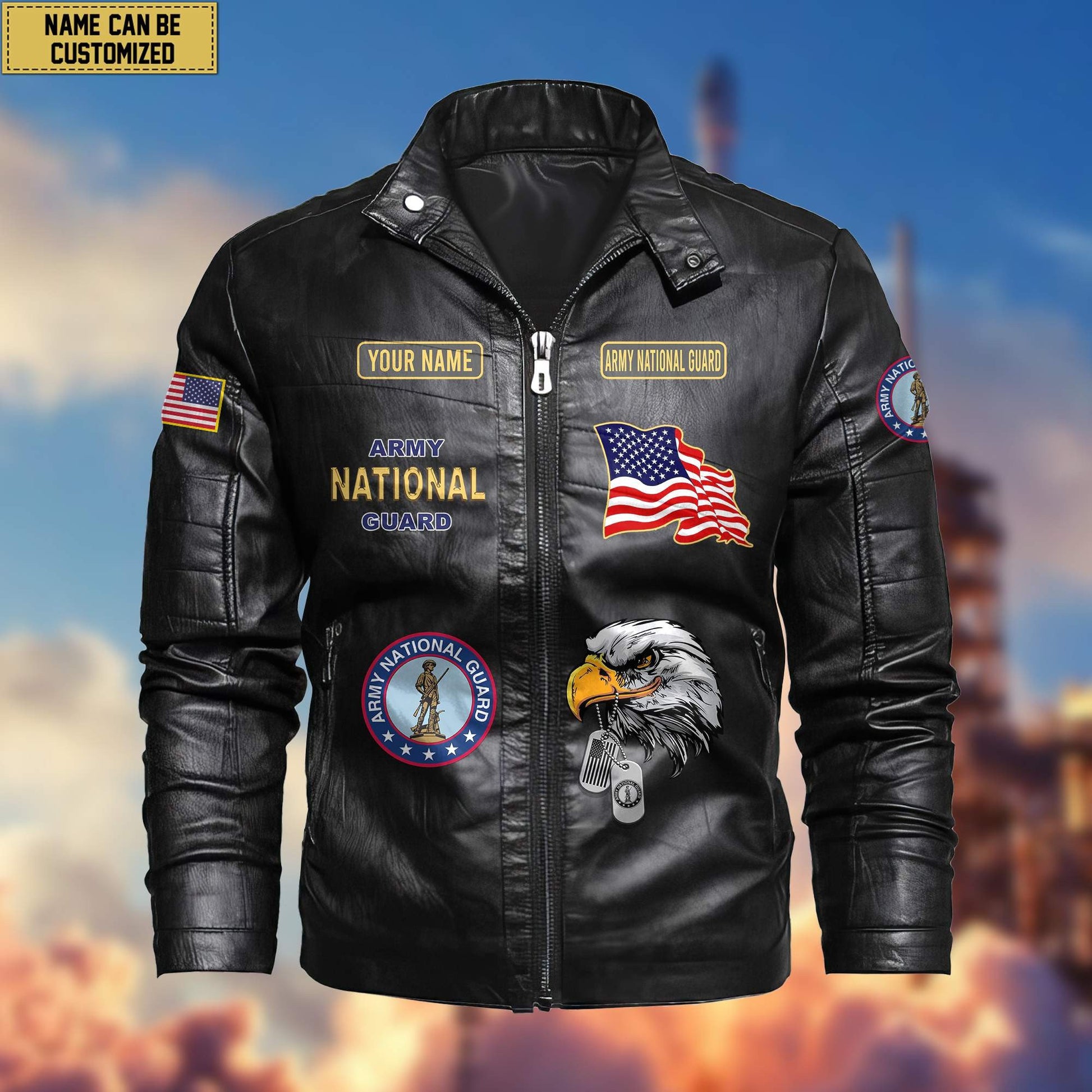 Premium Personalized US Veterans Leather Jackets BPVC231001, Gifts For US Veterans