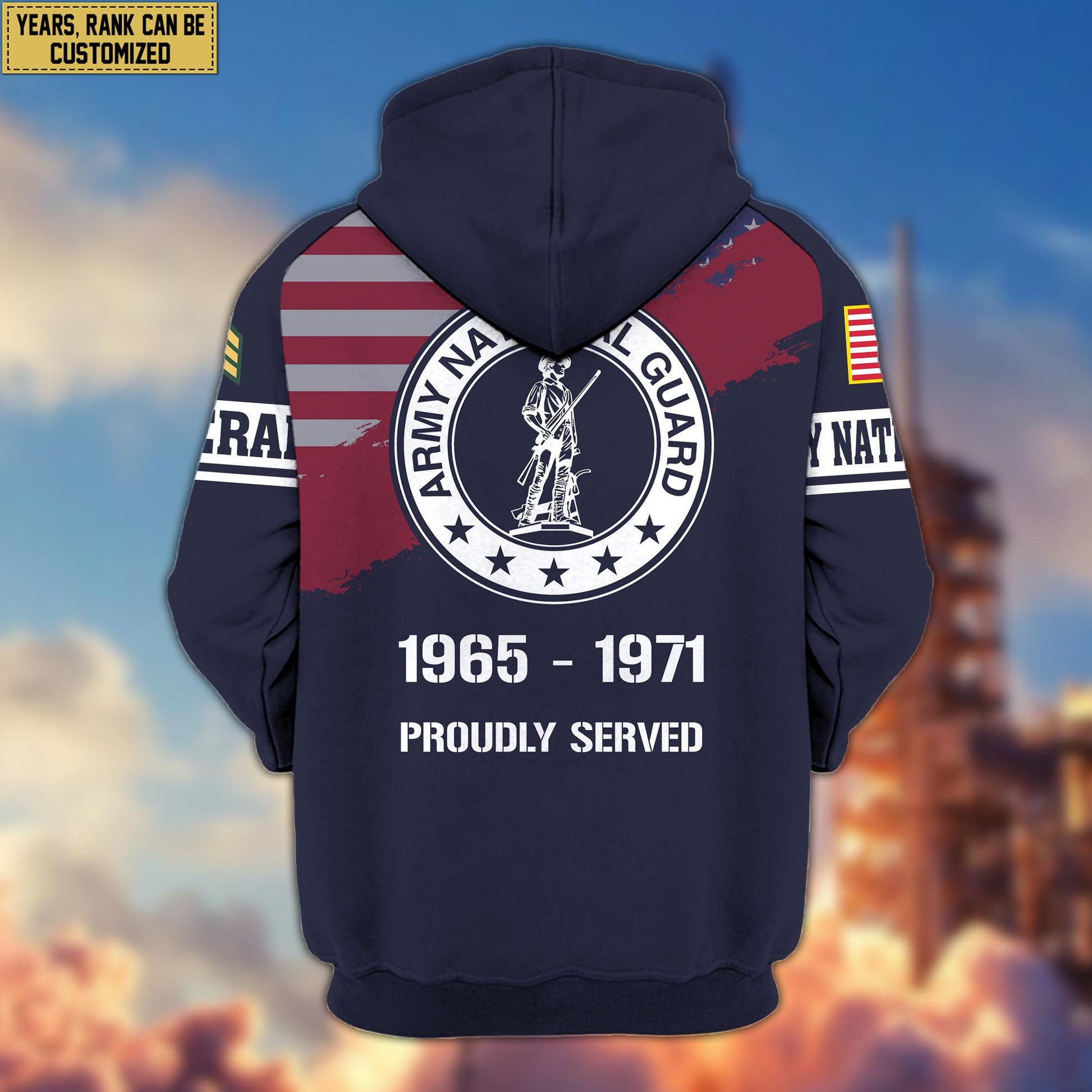 Premium Custom Army National Guard Veteran Zip Hoodie VPVC606708, Gifts For Army National Guard Veteran