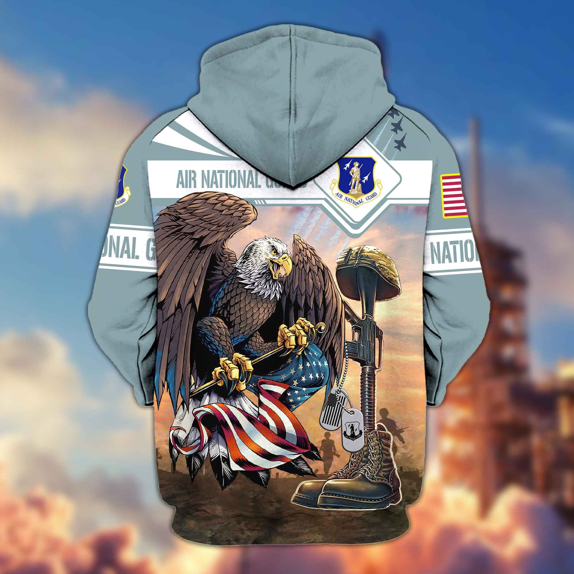 Premium Air National Guard Zip Hoodie BPVC111111