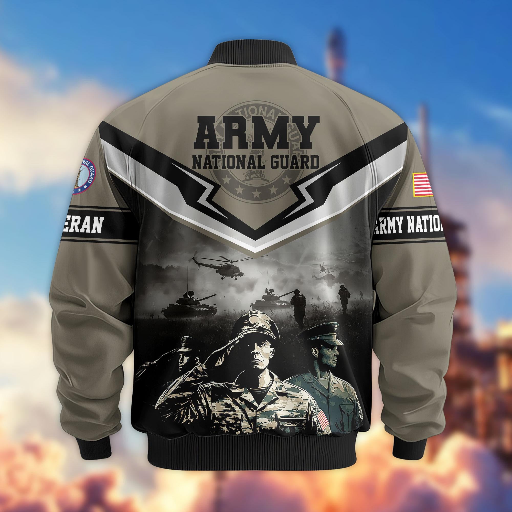 Premium Honoring All Who Served US Veterans Bomber Jacket APHN071114, Gifts For US Veterans