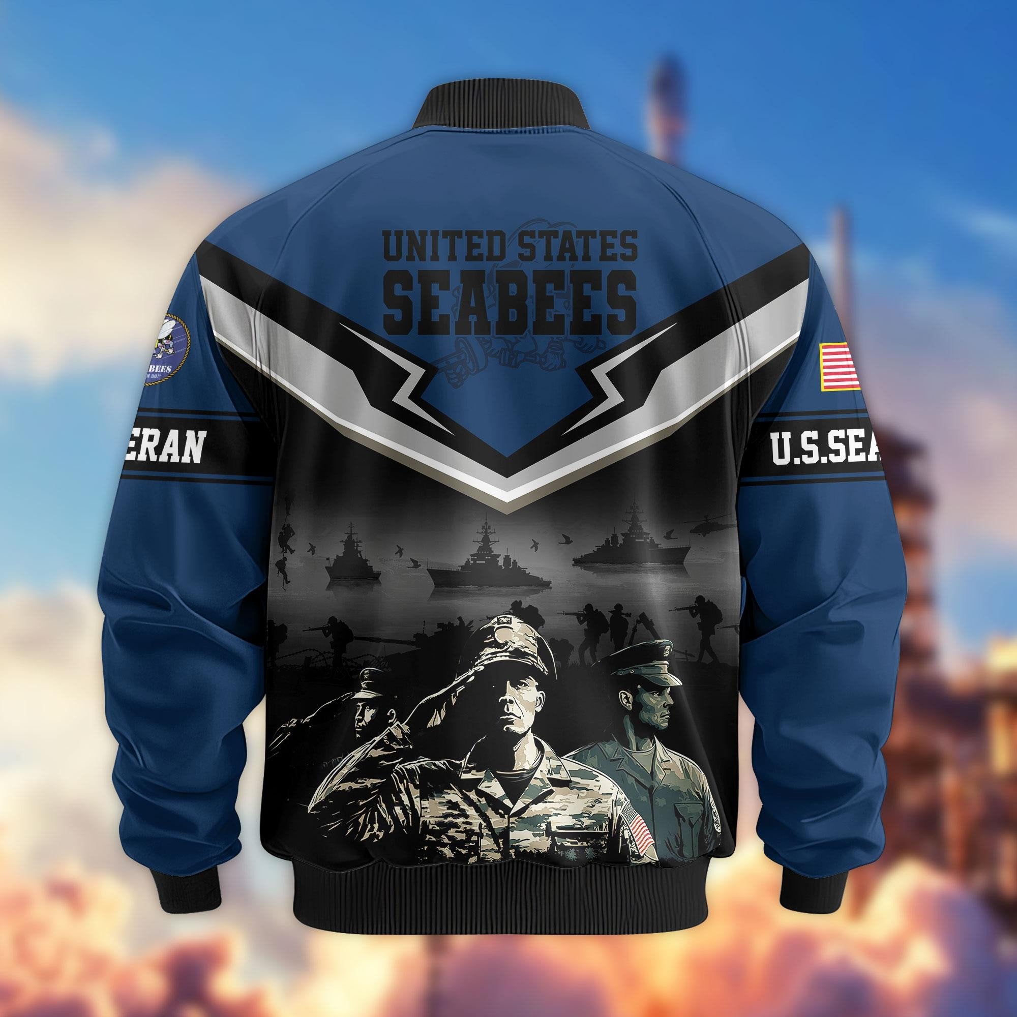 Premium Honoring All Who Served US Veterans Bomber Jacket APHN071114, Gifts For US Veterans