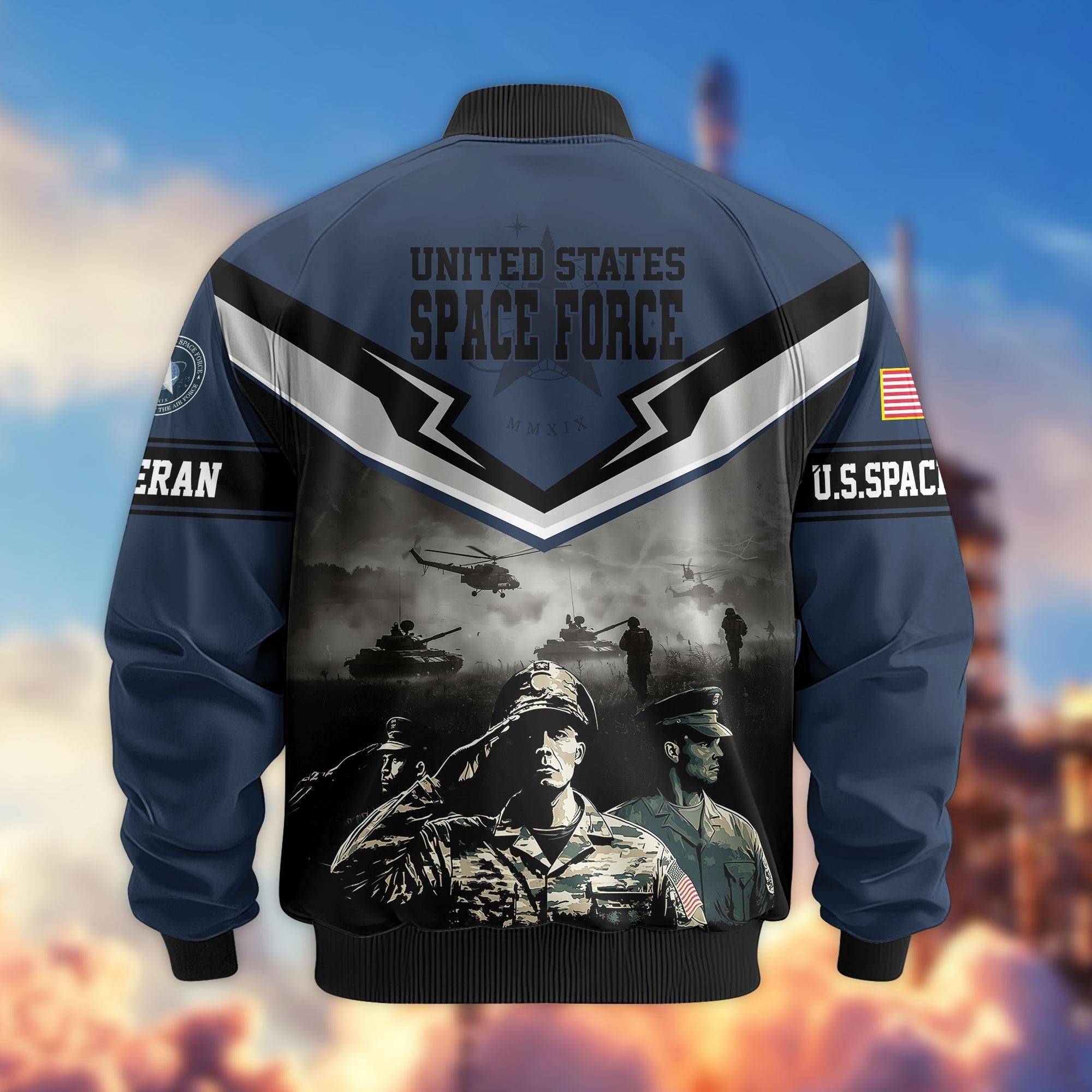 Premium Honoring All Who Served US Veterans Bomber Jacket APHN071114, Gifts For US Veterans