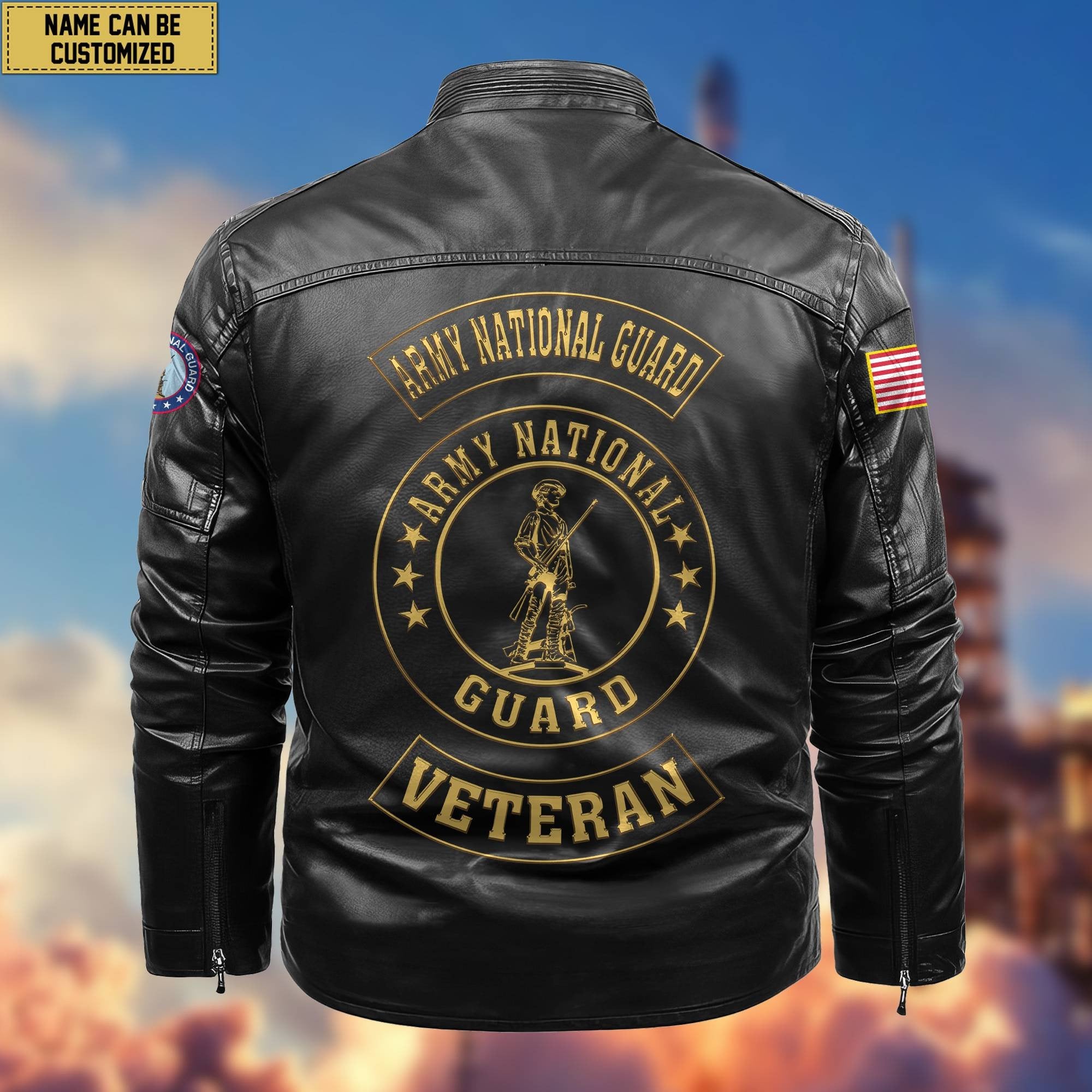 Premium Personalized US Veterans Leather Jackets BPVC231001, Gifts For US Veterans