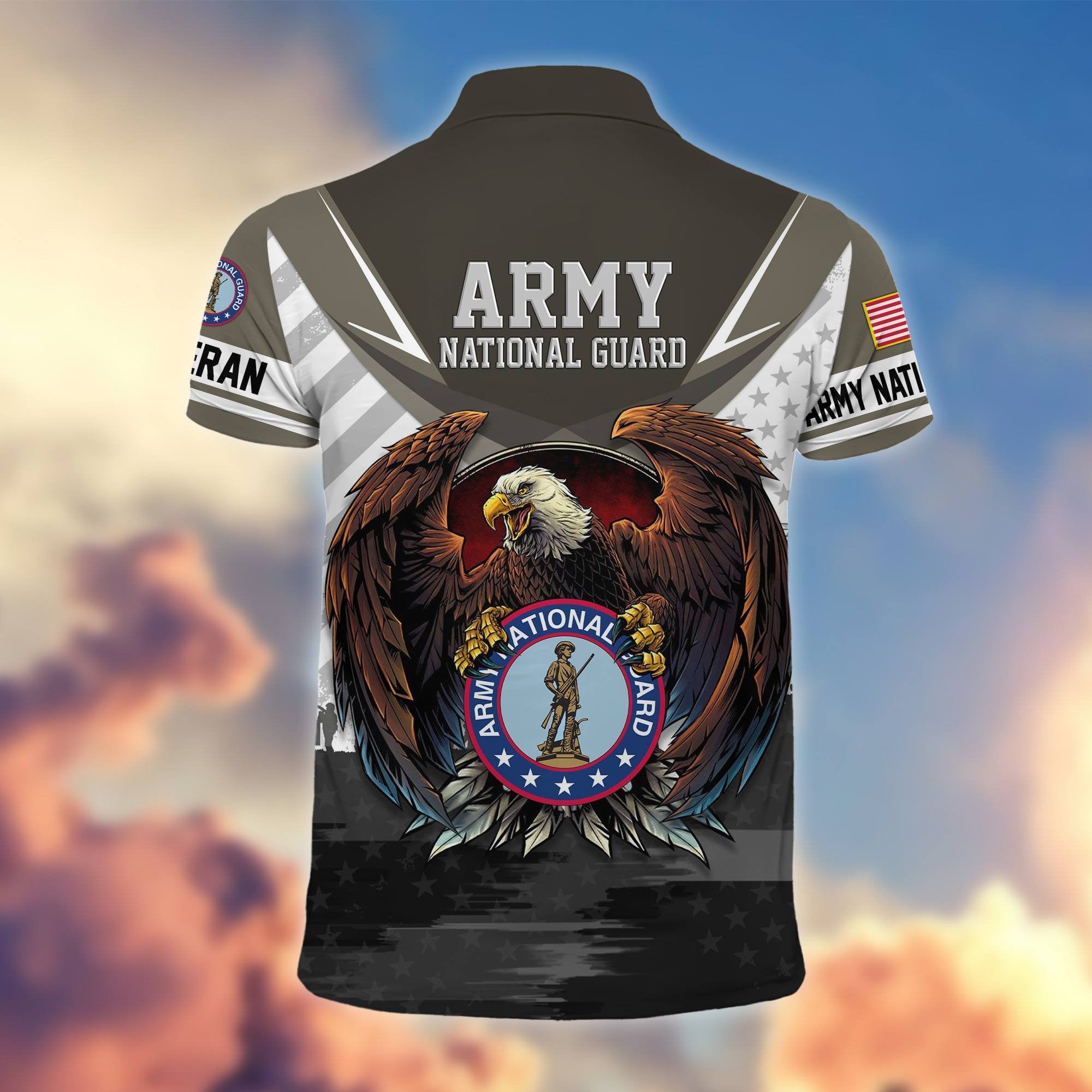Premium US Veterans Polo Shirt BPHN230111, Gifts For US Veterans, Gifts On Father's Day, Armed Force Day, Independence Day, Veterans Day.