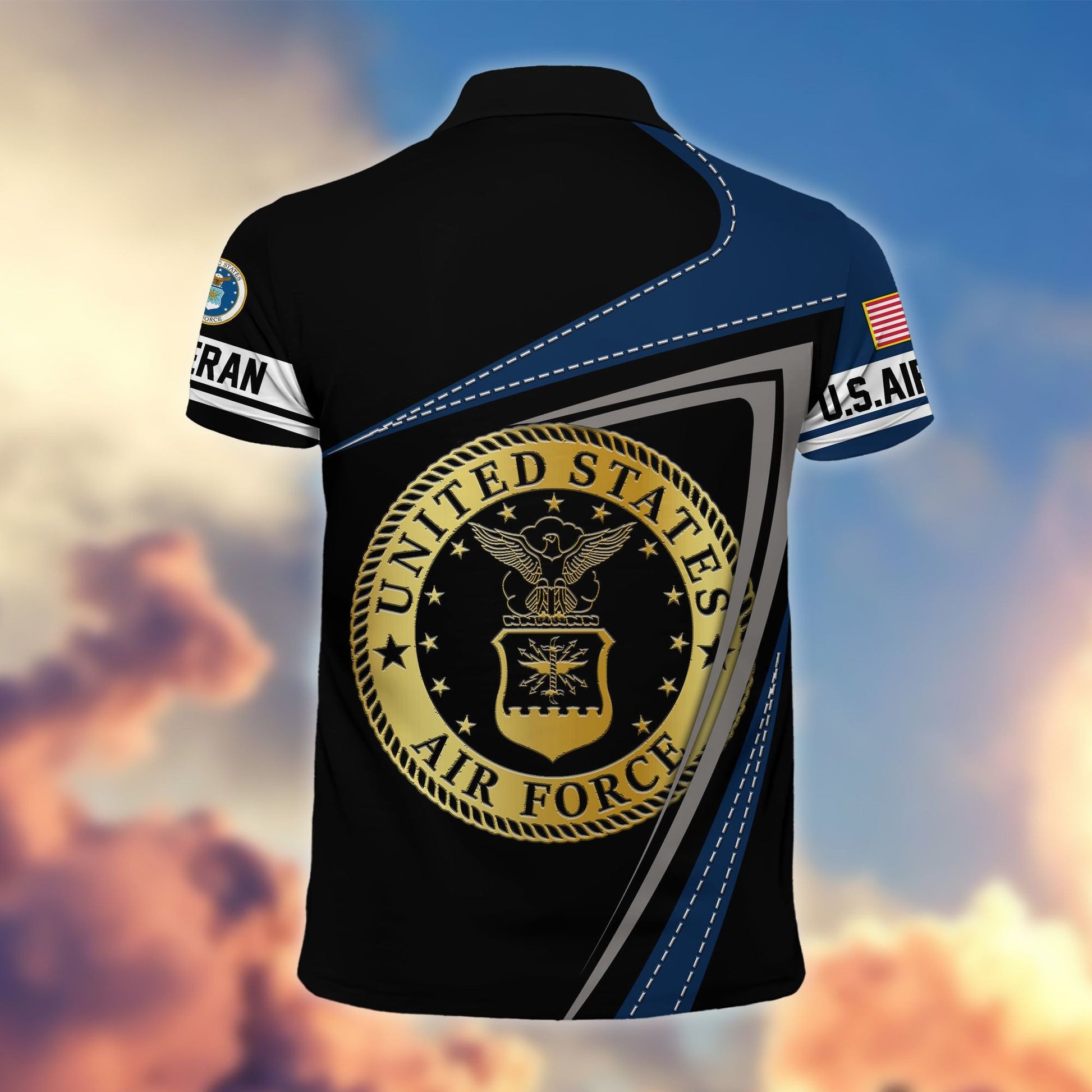Premium US Veterans Polo Shirt BPHN230113, Gifts For US Veterans, Gifts On Father's Day, Independence Day, Veterans Day.