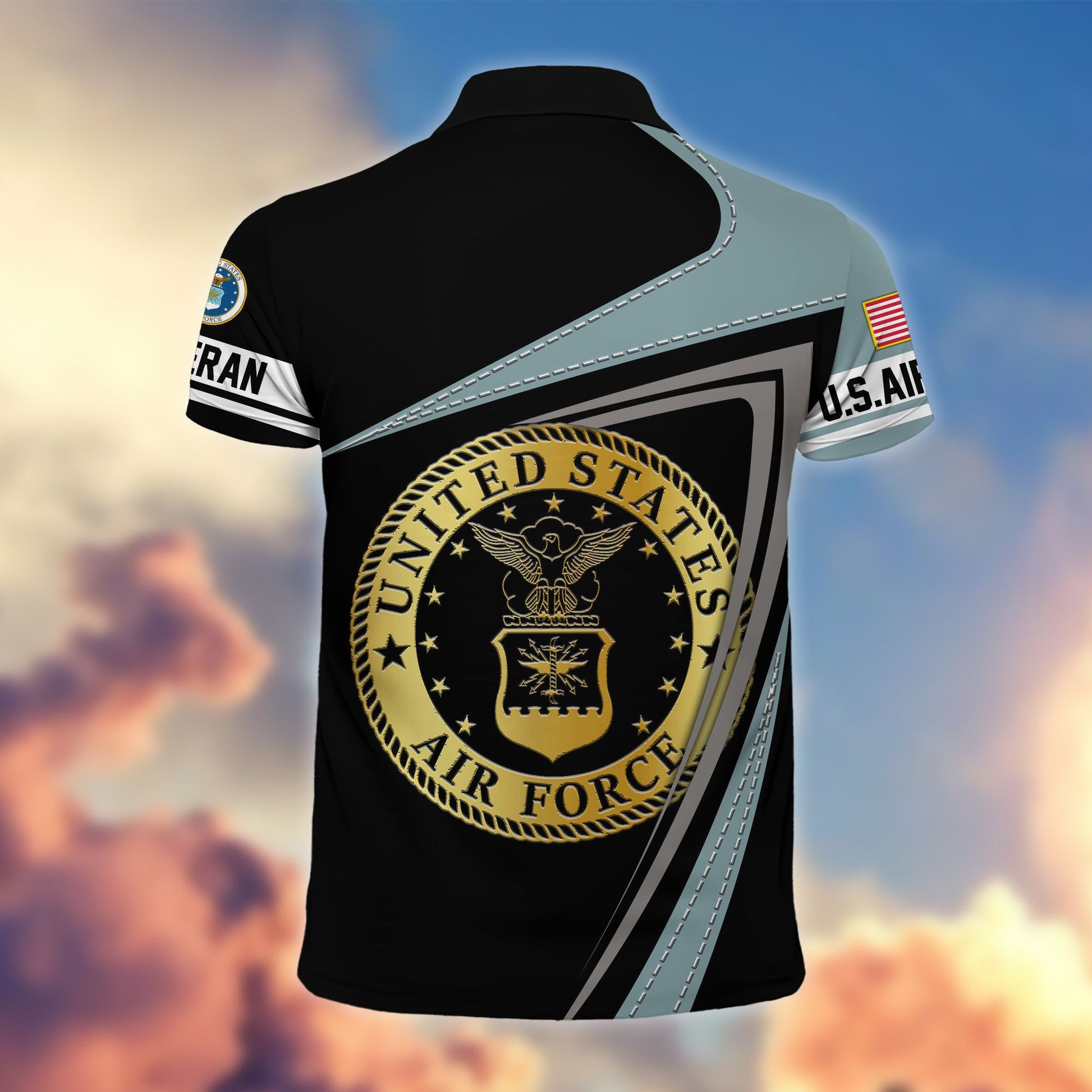 Premium US Veterans Polo Shirt BPHN230113, Gifts For US Veterans, Gifts On Father's Day, Independence Day, Veterans Day.