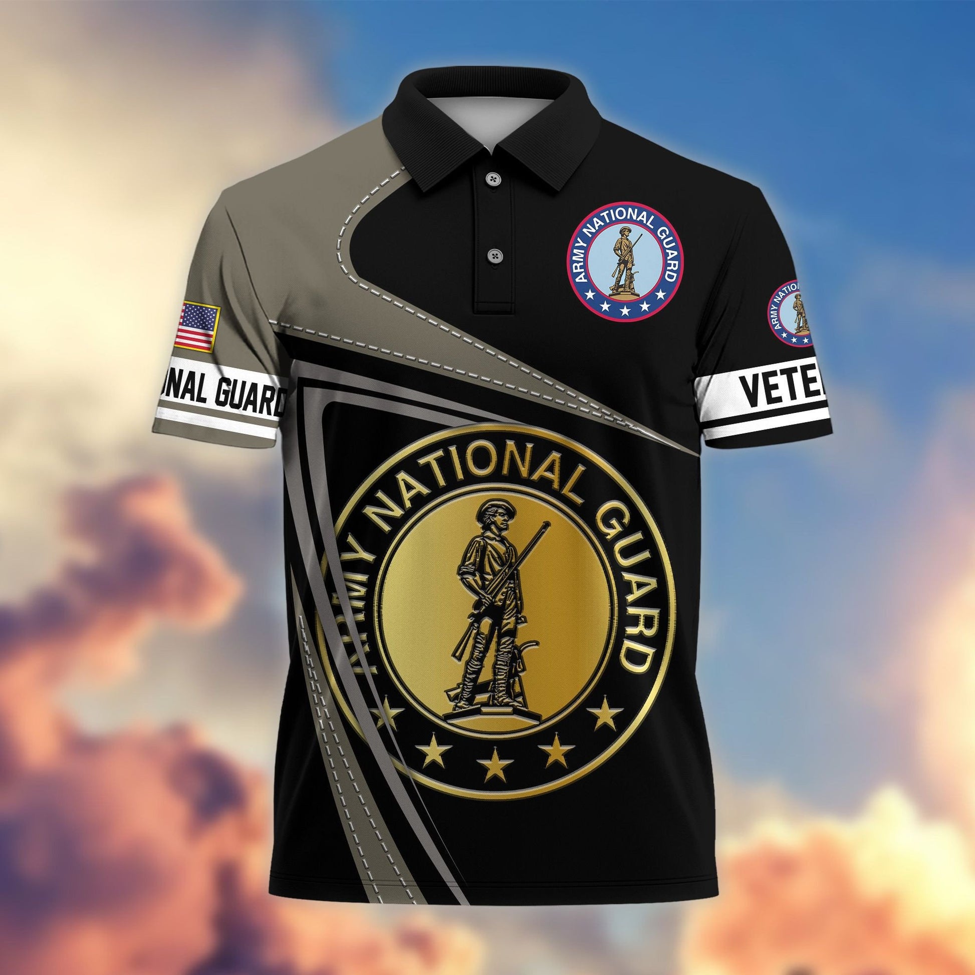 Premium US Veterans Polo Shirt BPHN230113, Gifts For US Veterans, Gifts On Father's Day, Independence Day, Veterans Day.