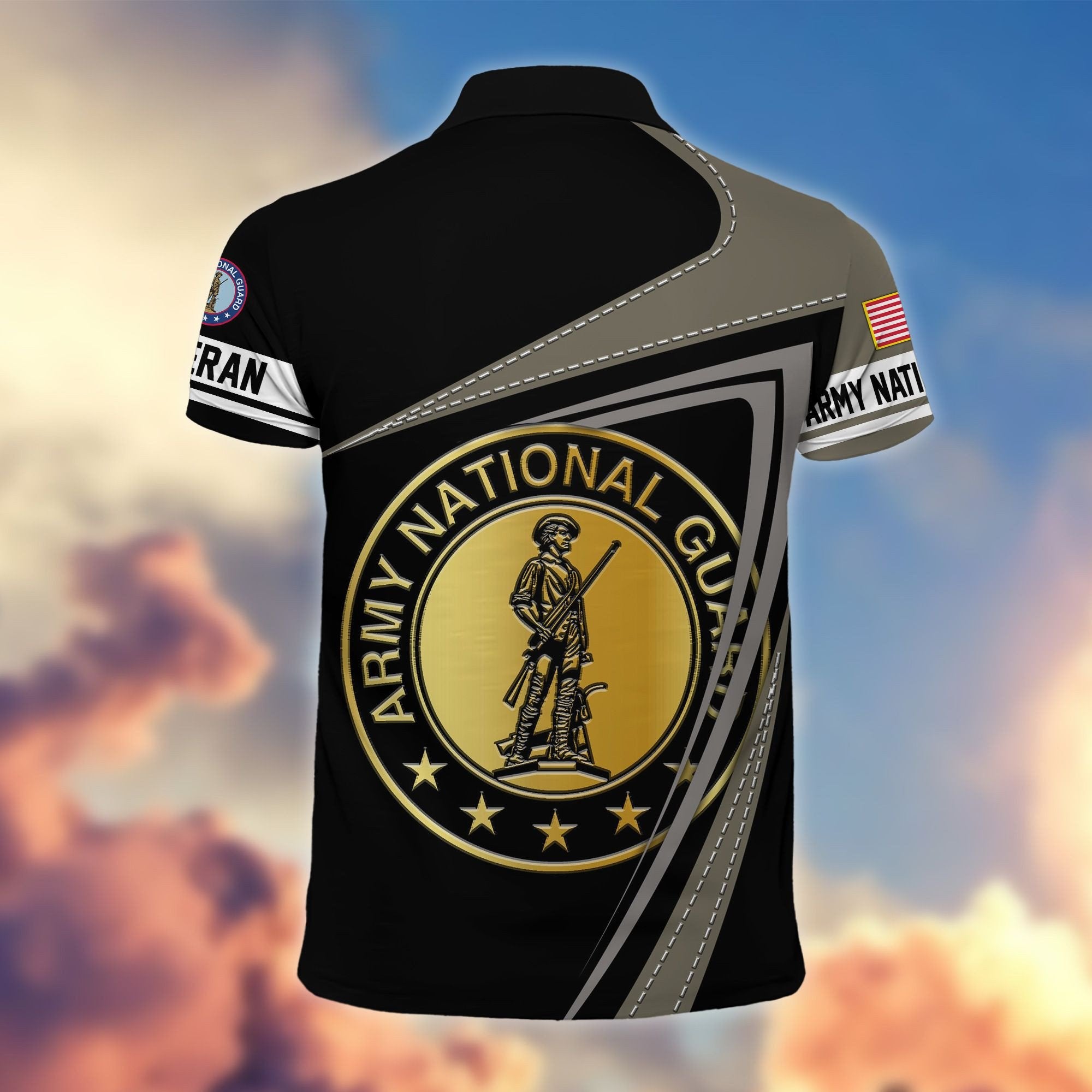 Premium US Veterans Polo Shirt BPHN230113, Gifts For US Veterans, Gifts On Father's Day, Independence Day, Veterans Day.