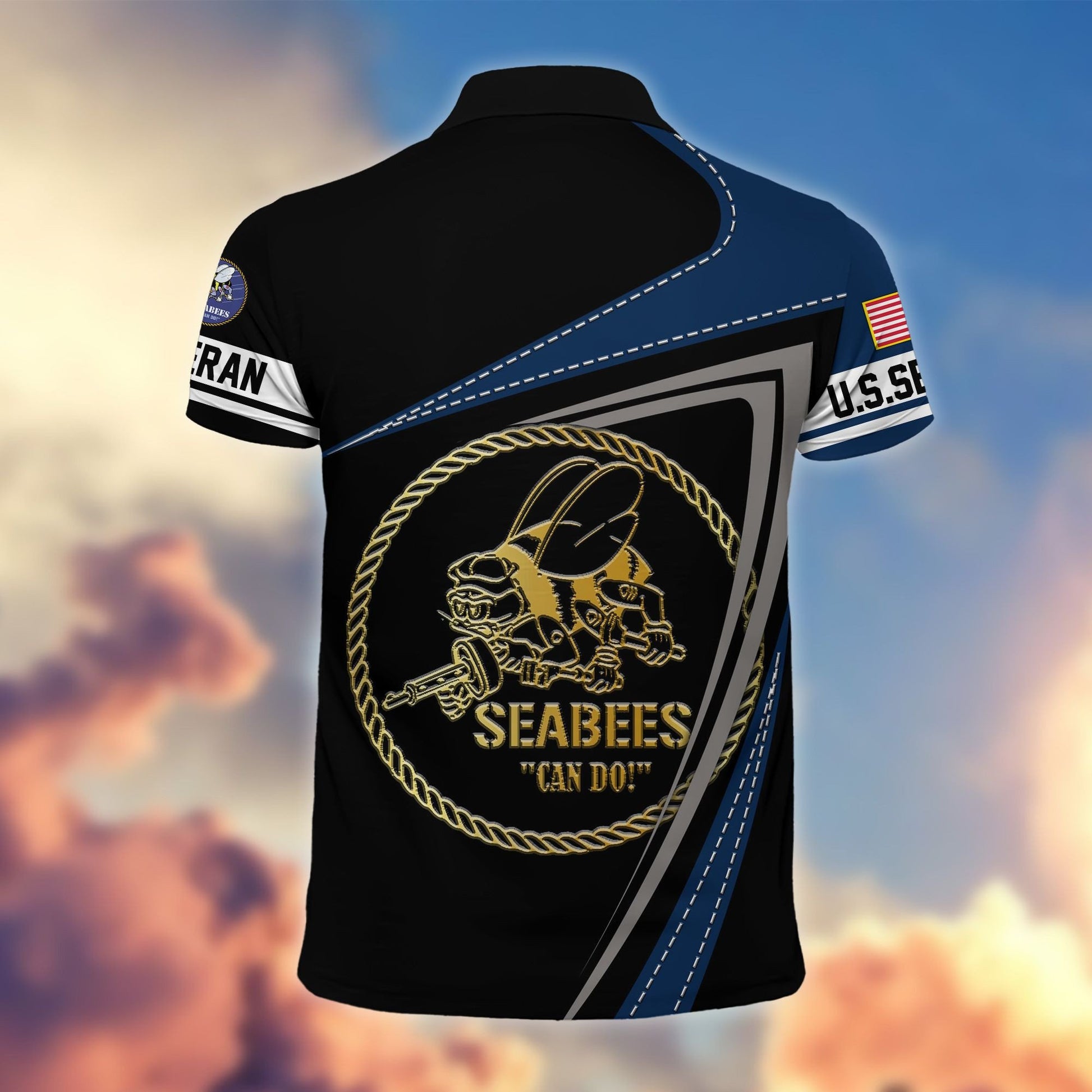Premium US Veterans Polo Shirt BPHN230113, Gifts For US Veterans, Gifts On Father's Day, Independence Day, Veterans Day.