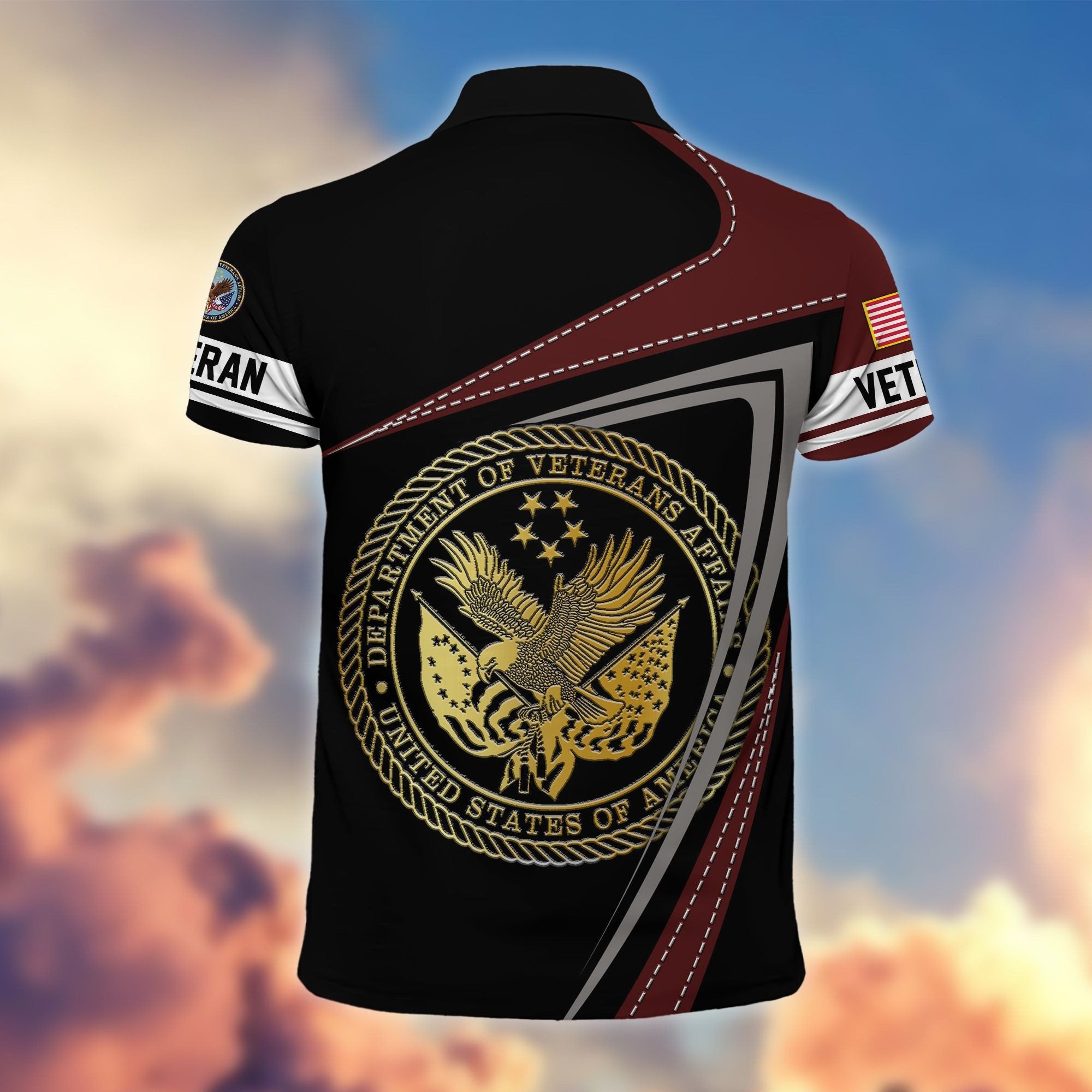 Premium US Veterans Polo Shirt BPHN230113, Gifts For US Veterans, Gifts On Father's Day, Independence Day, Veterans Day.